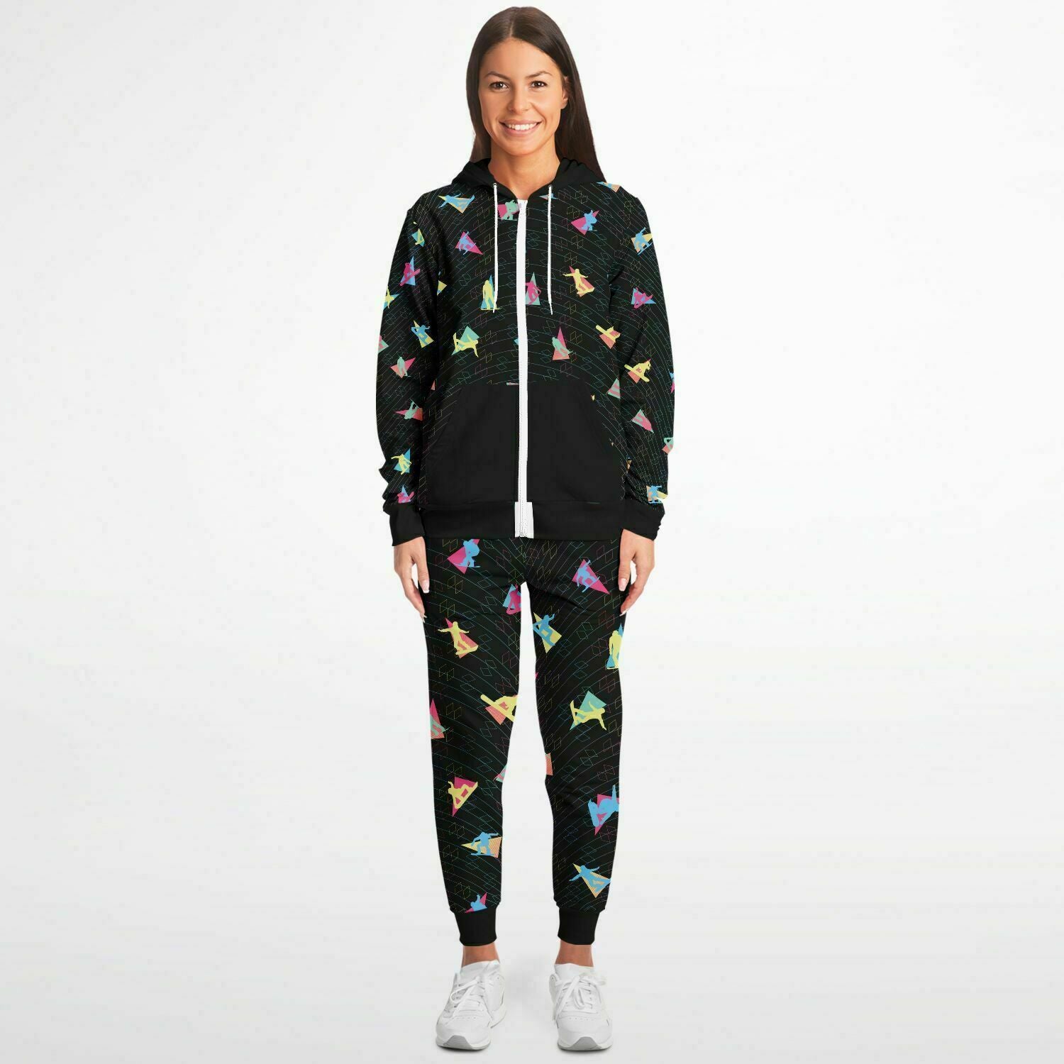 Snowboard Party Ziphoodie and Jogger Set