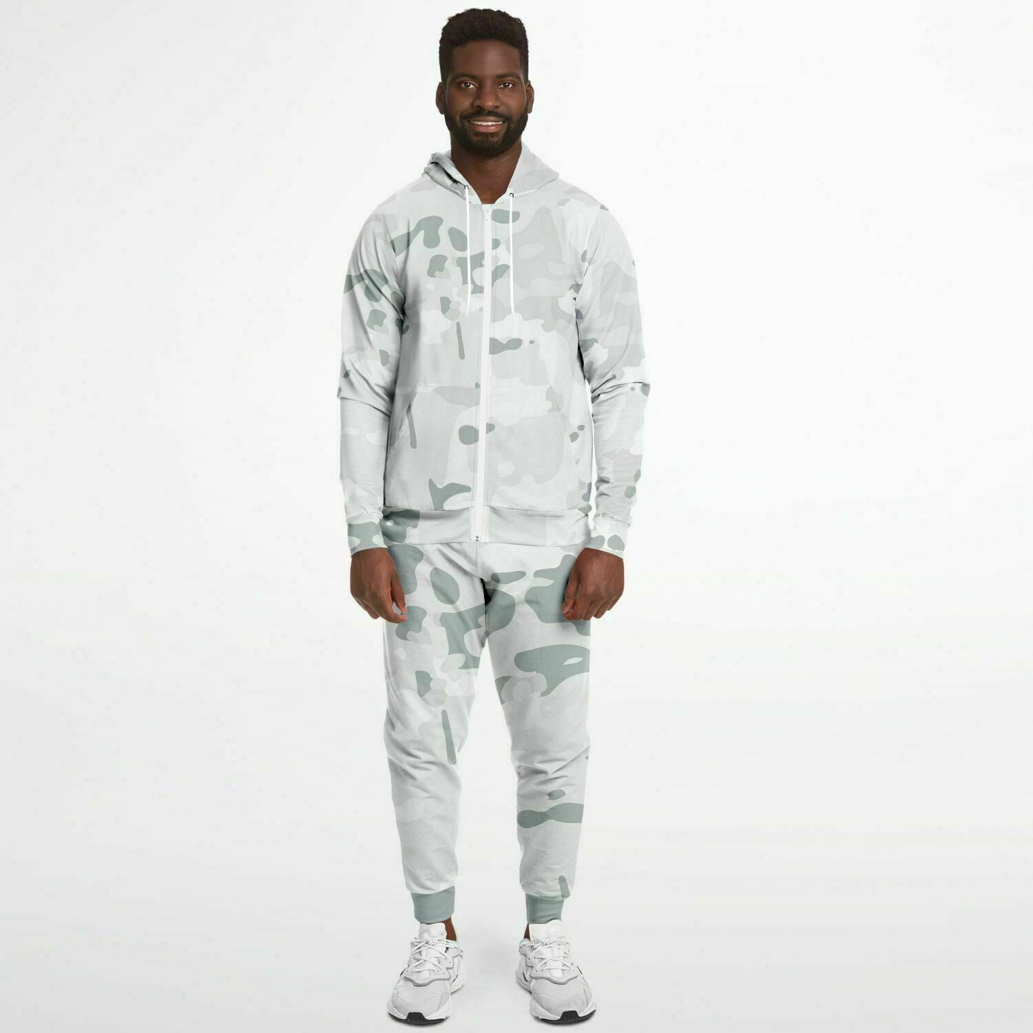 Snow Camo Ziphoodie and Jogger Set