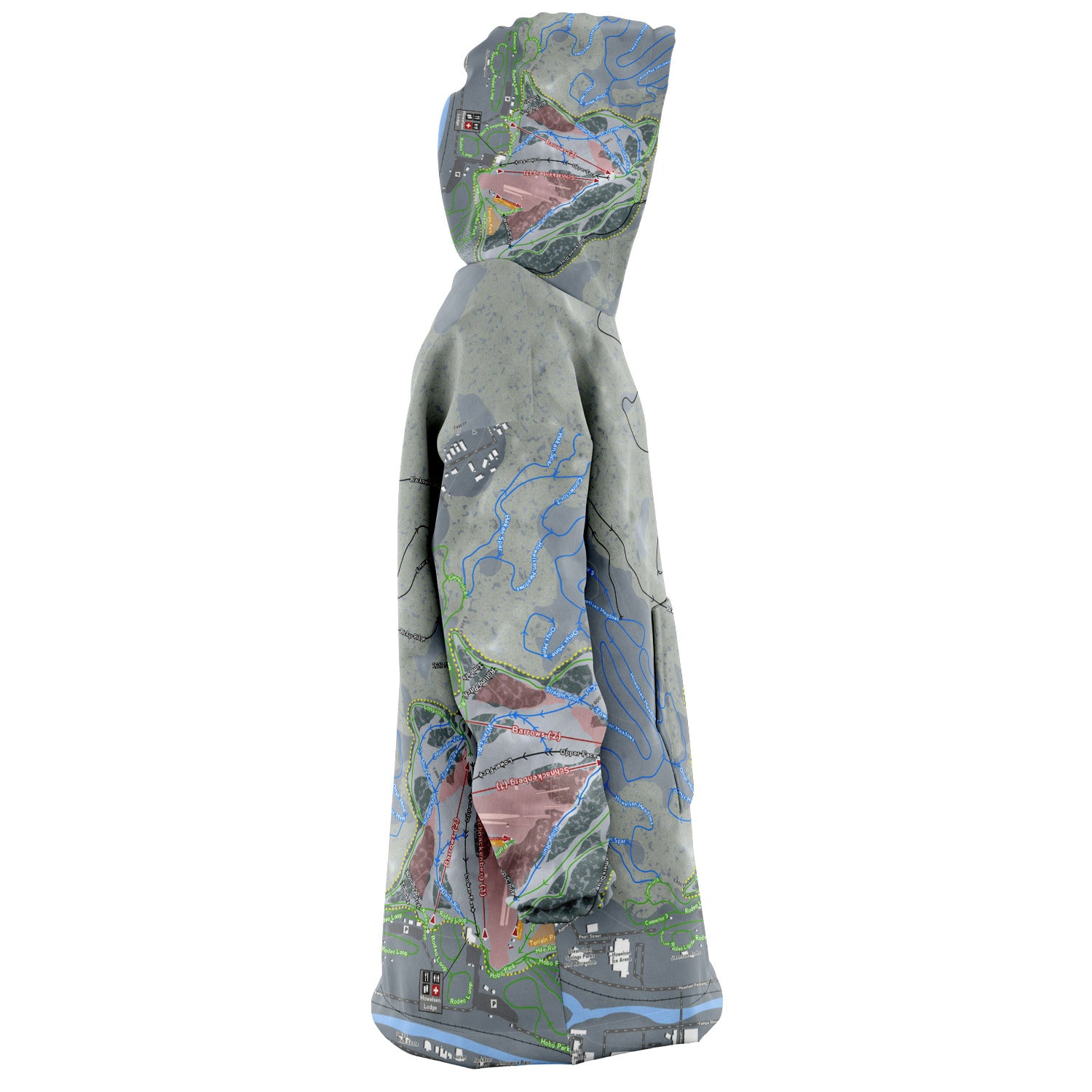 Howelsen Hill, Colorado Ski Trail Map - Snug Hoodie