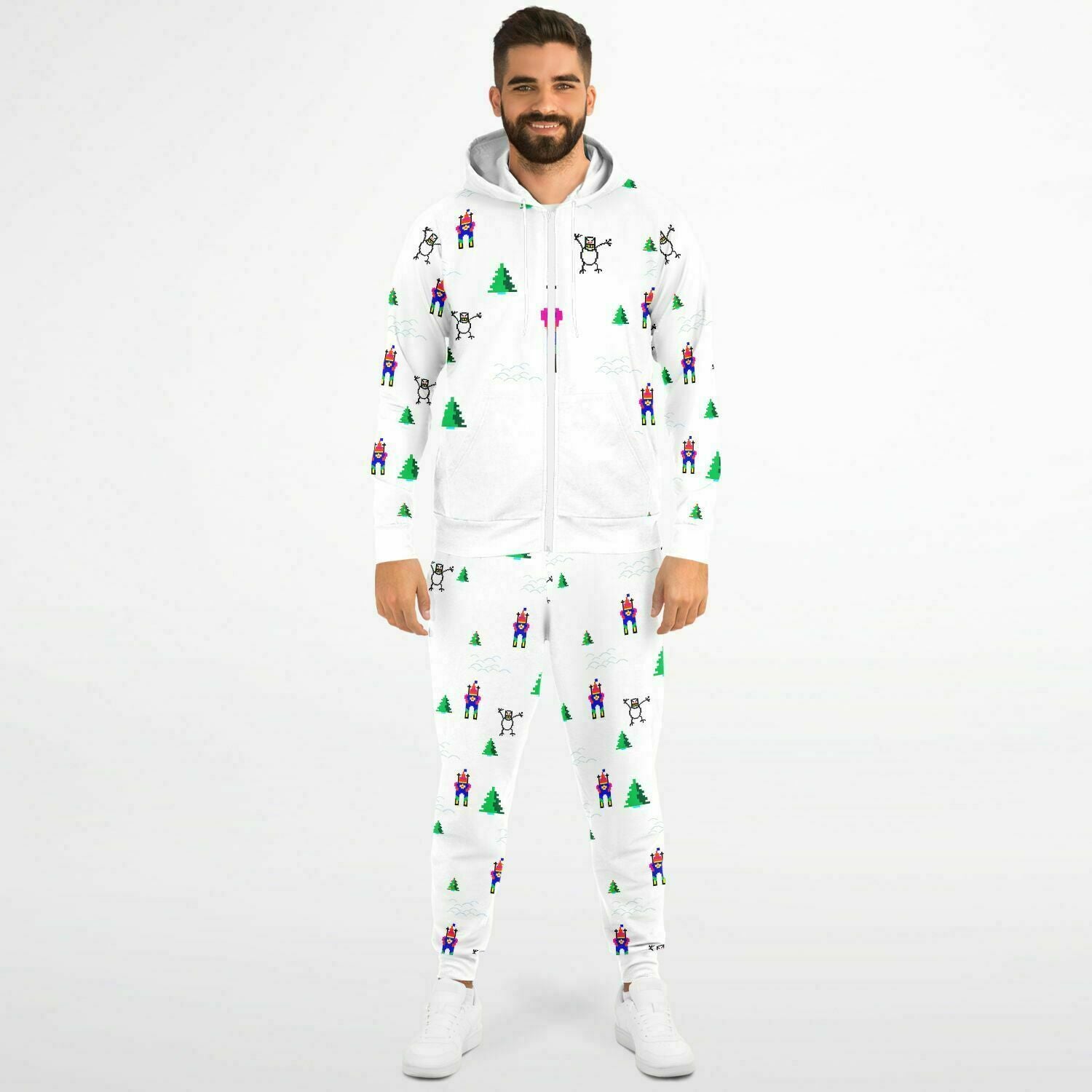 Ski Free Unisex Ziphoodie and Jogger Set