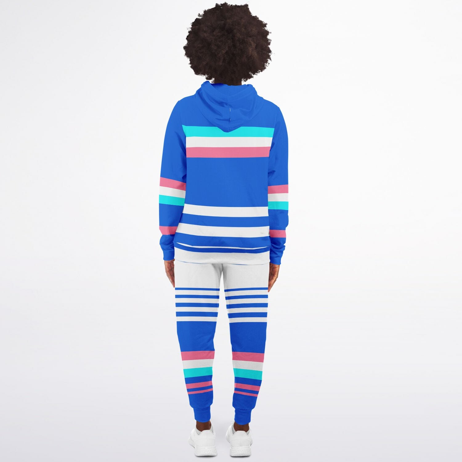 Stripe Club Unisex Ziphoodie and Jogger Set