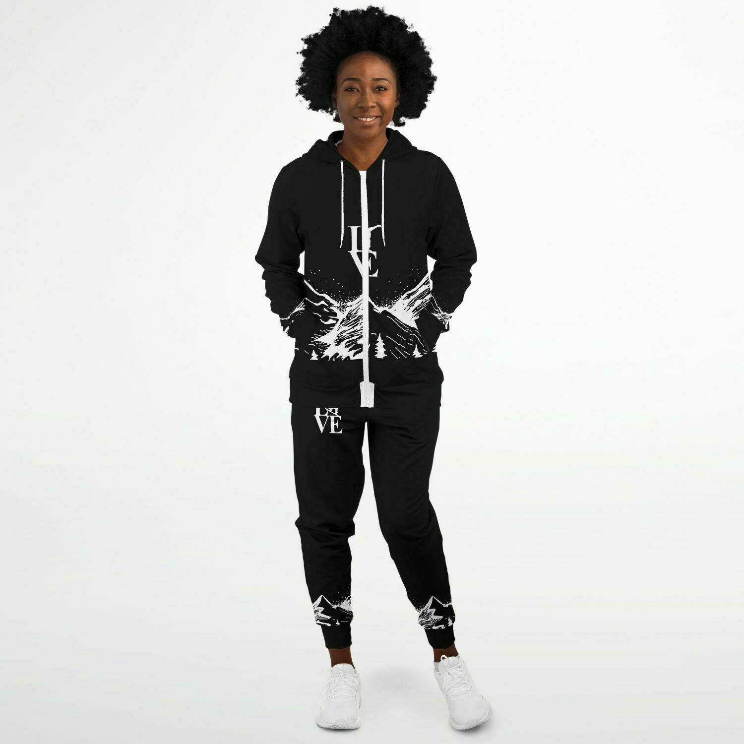 Love Snowboard, Ziphoodie and Jogger Set