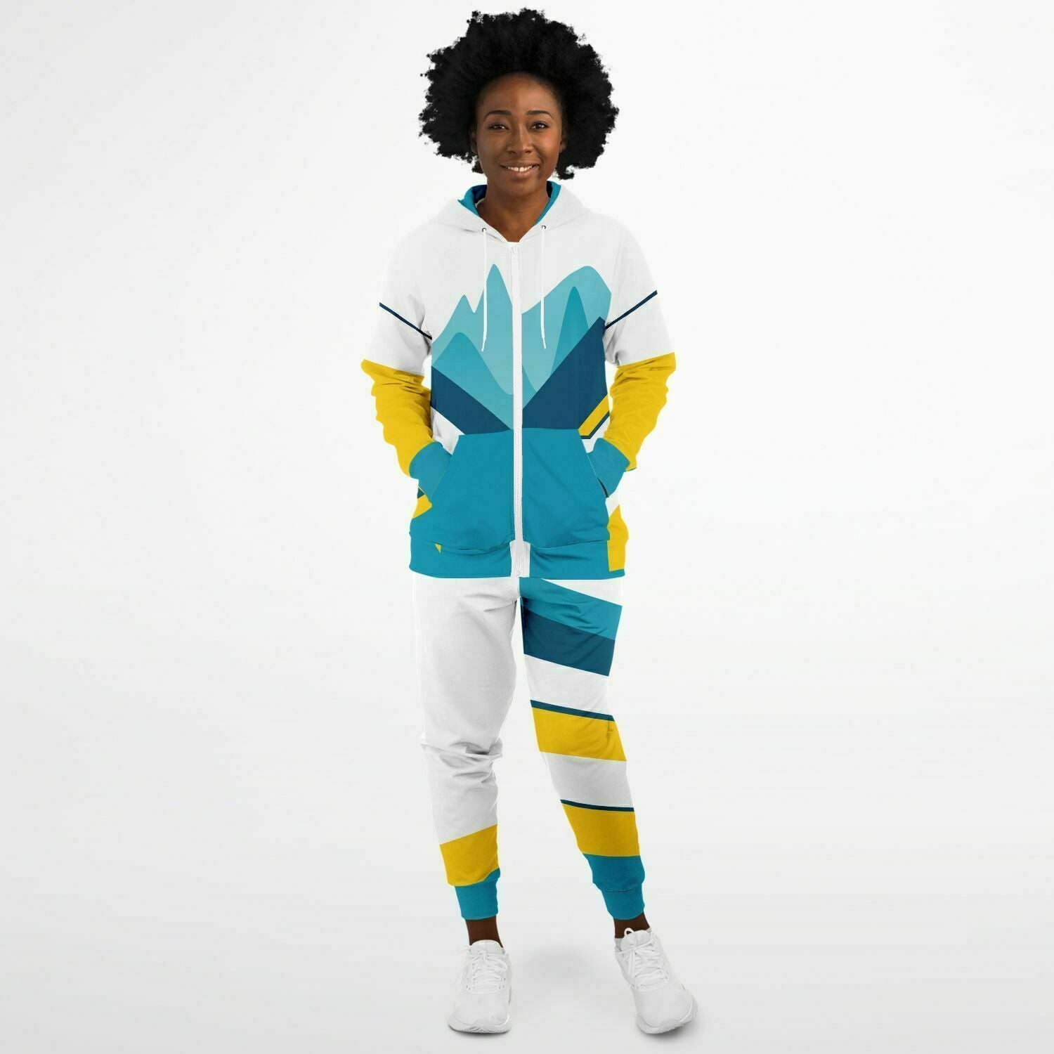 RETRO SEND UNISEX ZIPHOODIE AND JOGGER SET