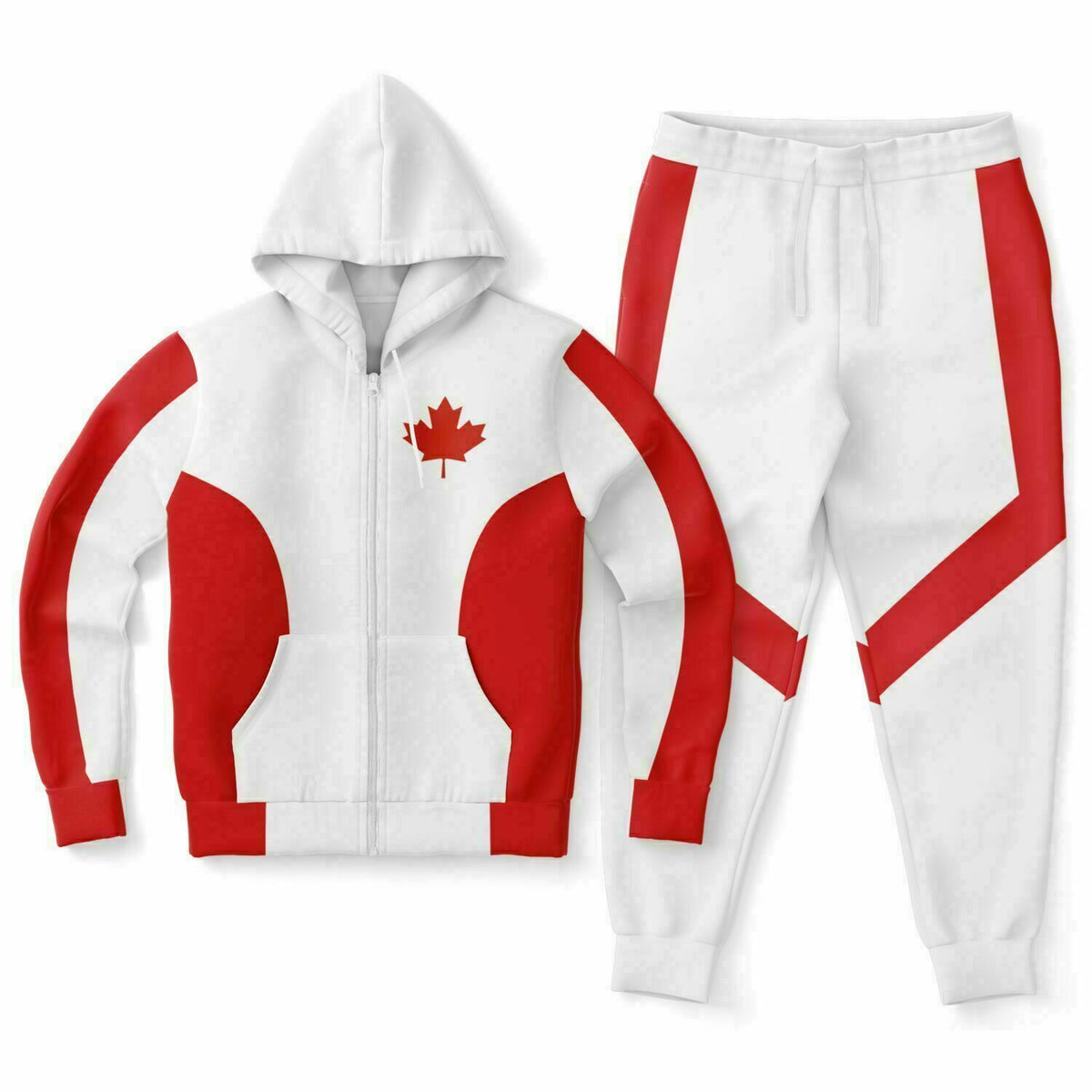 Oh Canada Unisex Ziphoodie and Jogger Set