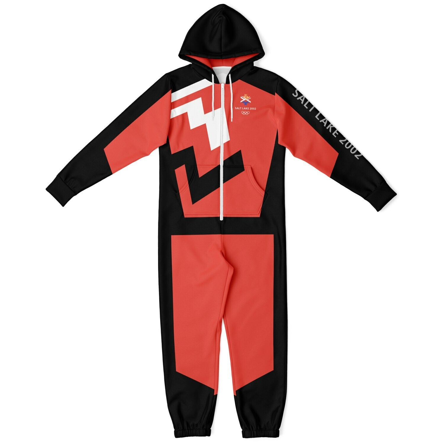 The Salt Lake 2002 Olympics Uniforms Jumpsuit - Red