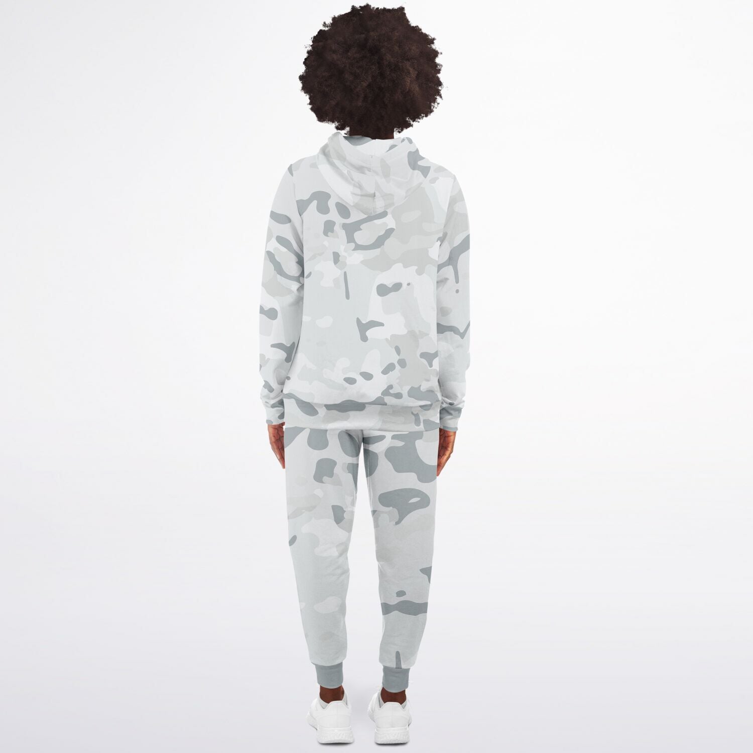 Snow Camo Ziphoodie and Jogger Set