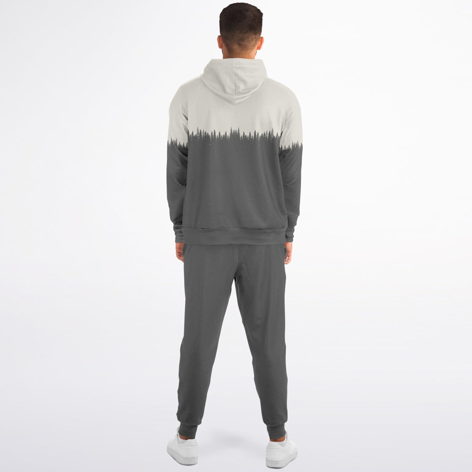 Tree Outline Ziphoodie and Jogger Set