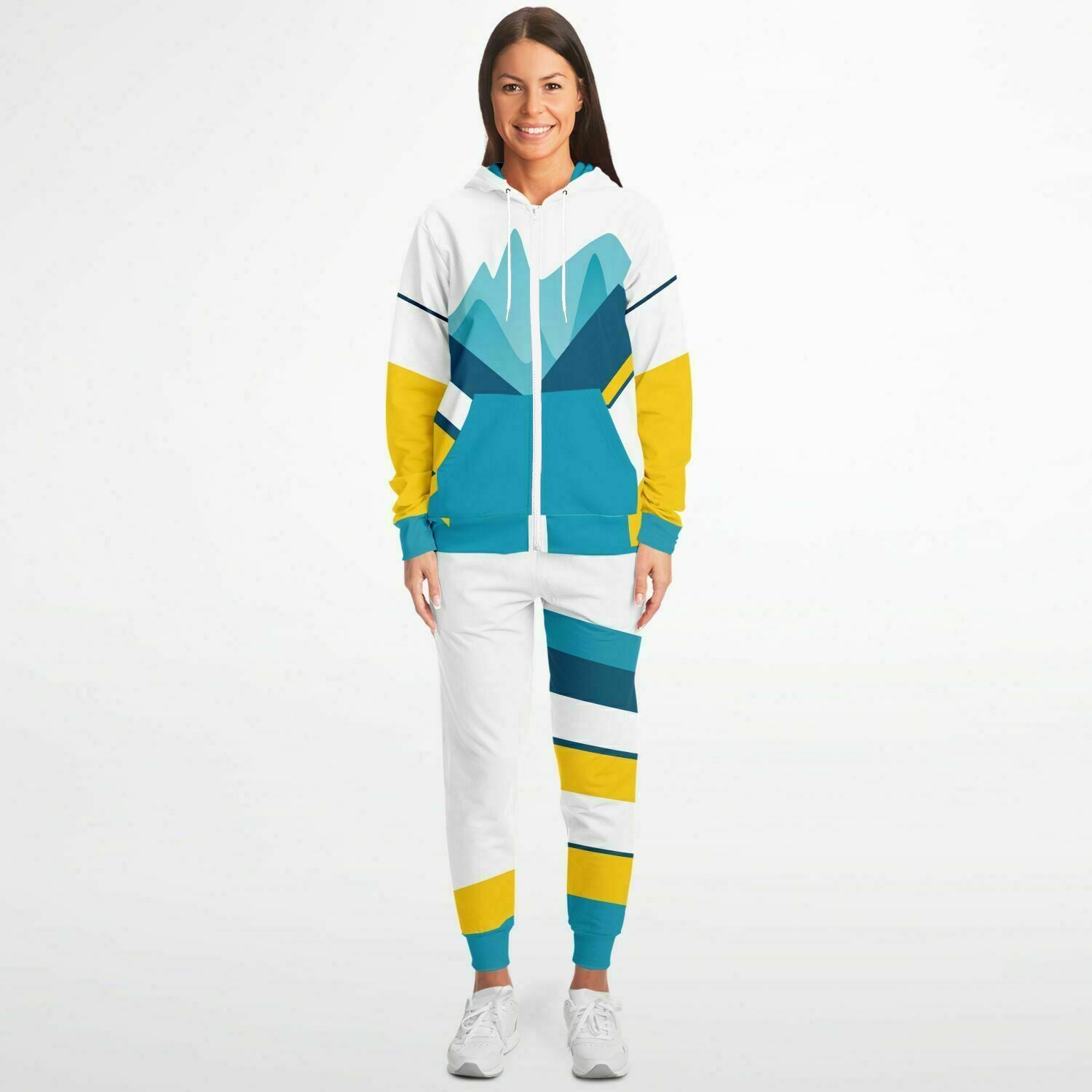 RETRO SEND UNISEX ZIPHOODIE AND JOGGER SET