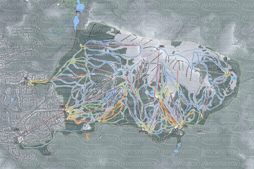 Map of Mammoth Mountain