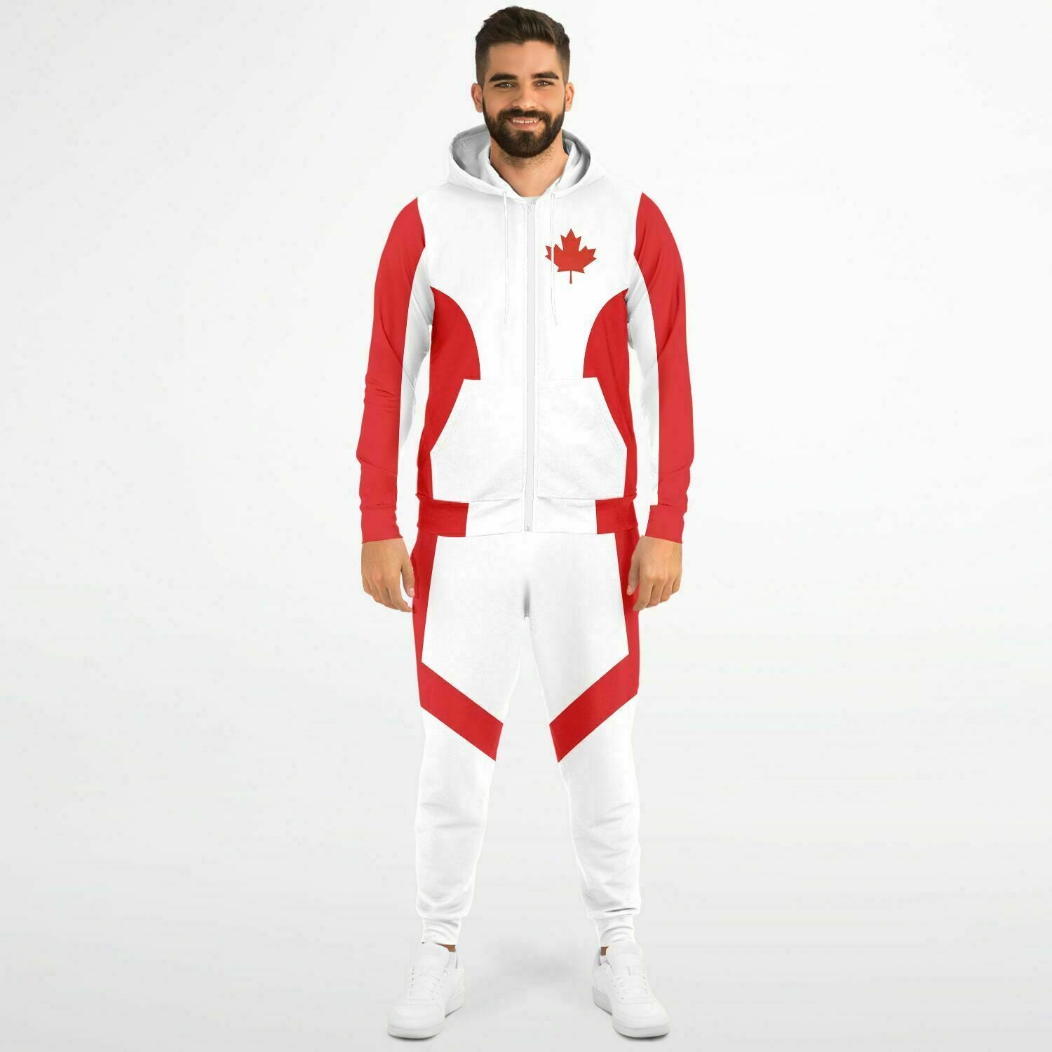 Oh Canada Unisex Ziphoodie and Jogger Set