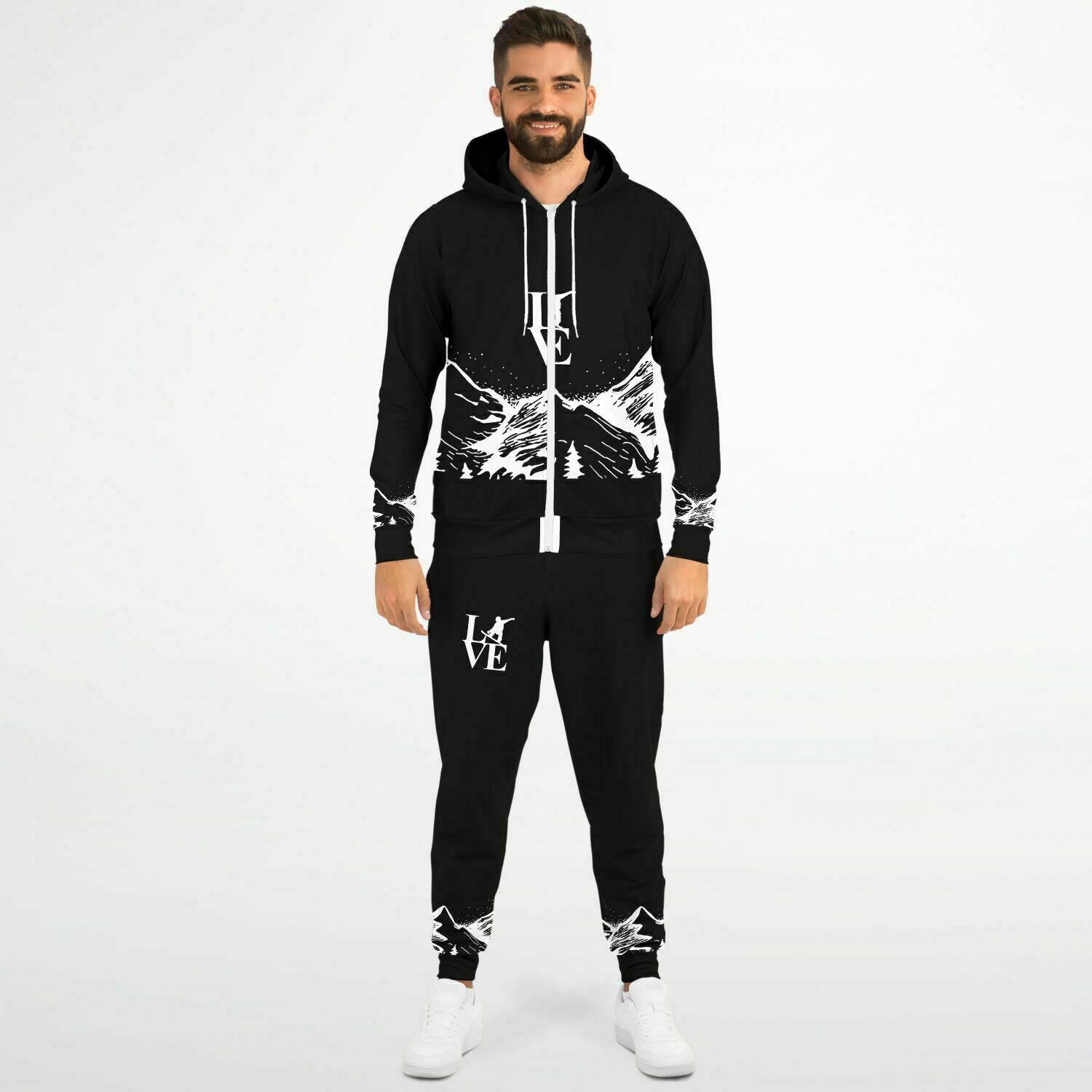 Love Snowboard, Ziphoodie and Jogger Set