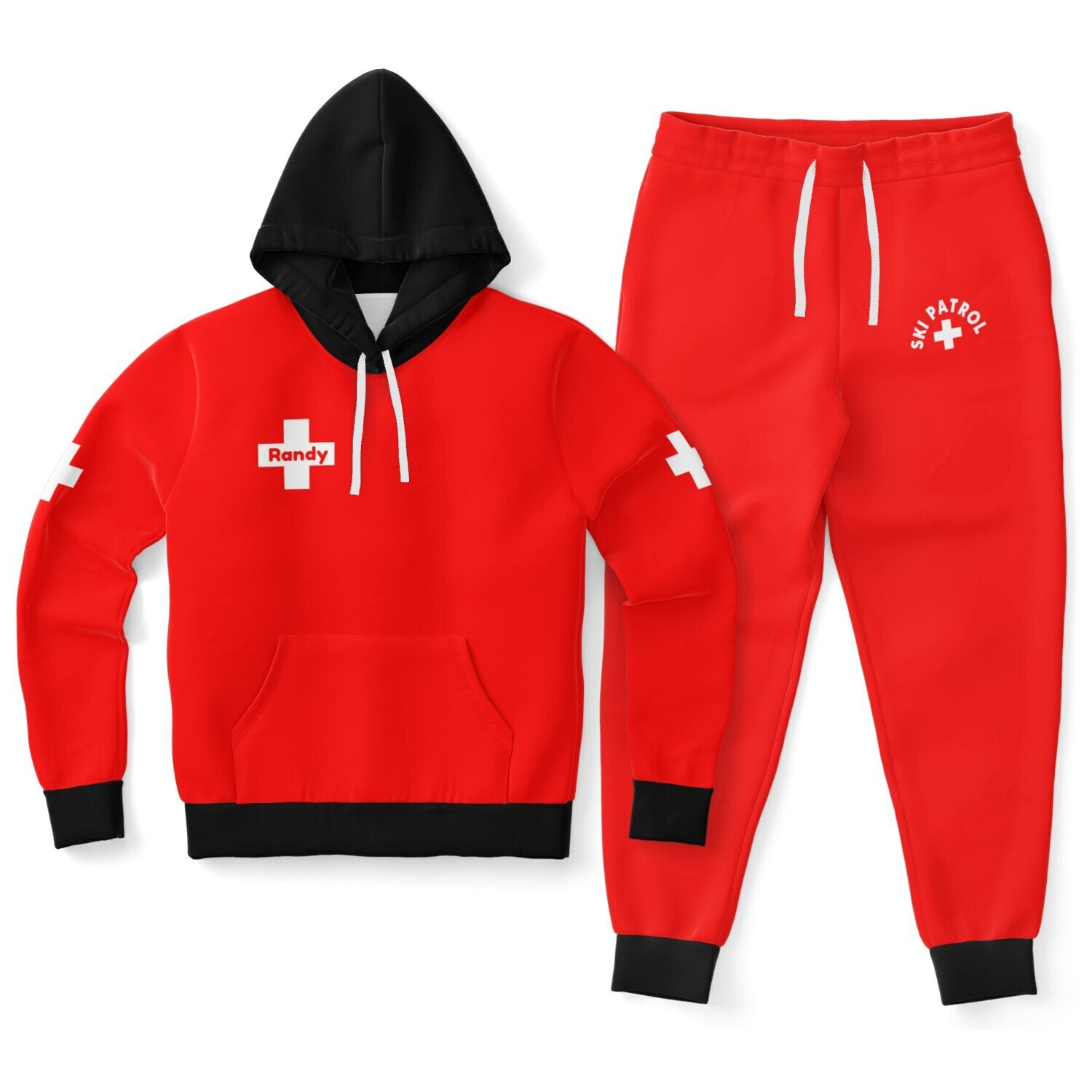 PERSONALIZED Ski Patrol Hoodie and Jogger Sets