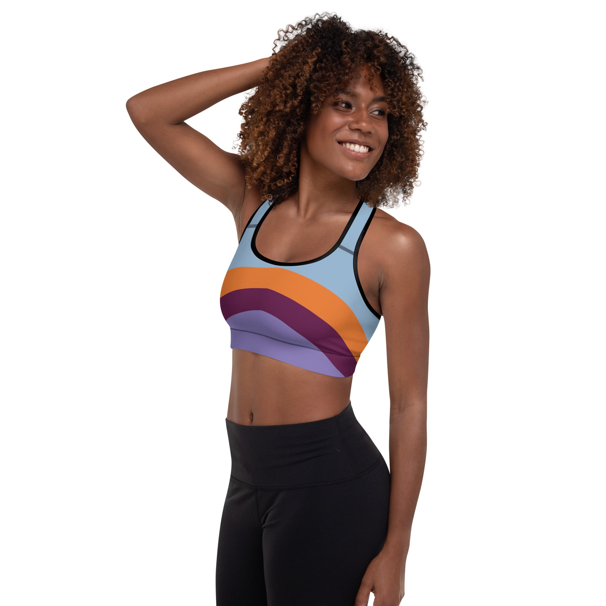 9th South Whale Padded Sports Bra