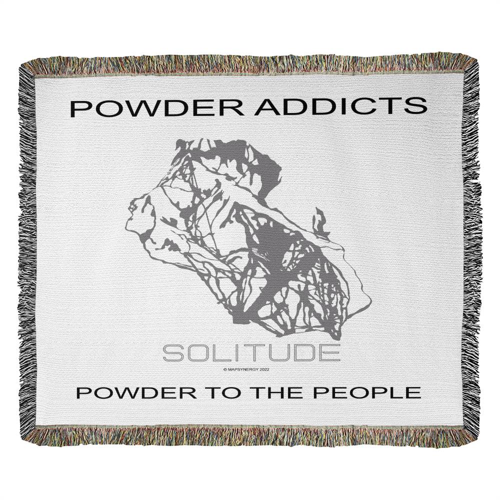 PERSONALIZED SOLITUDE, UTAH WOVEN BLANKET