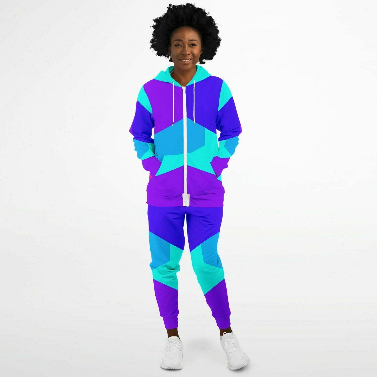 Purple Vail Unisex ZipHoodie and Jogger Set