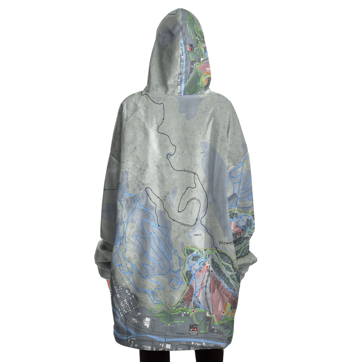 Howelsen Hill, Colorado Ski Trail Map - Snug Hoodie