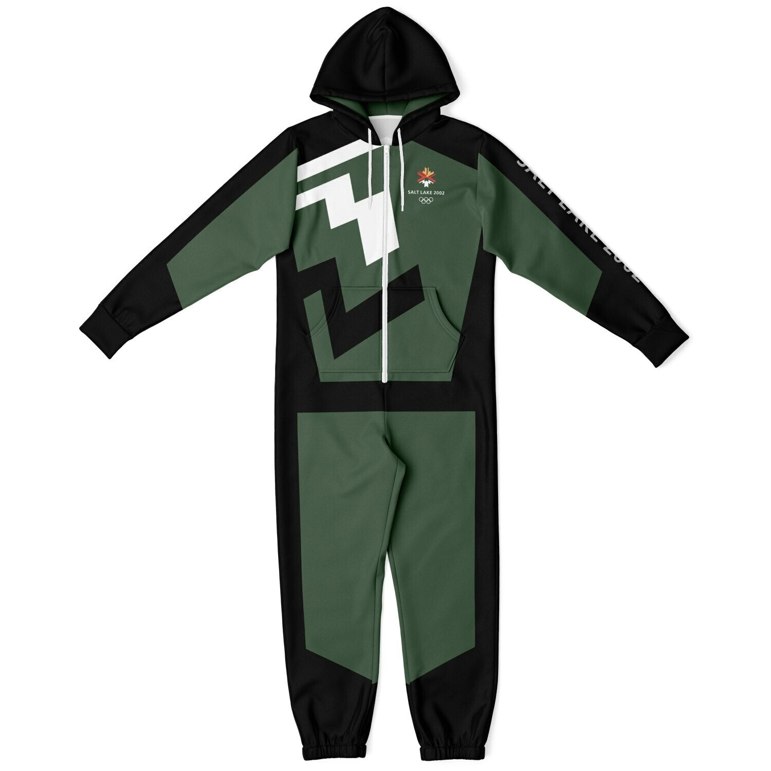 The Salt Lake 2002 Olympics Uniforms Jumpsuit - Green