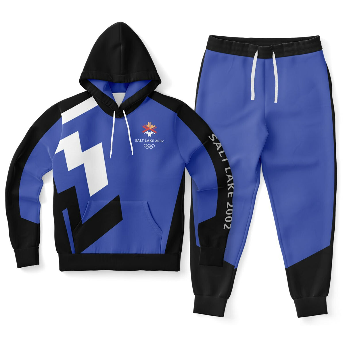 The Salt Lake 2002 Olympics Uniforms Hoodie &amp; Jogger - Blue