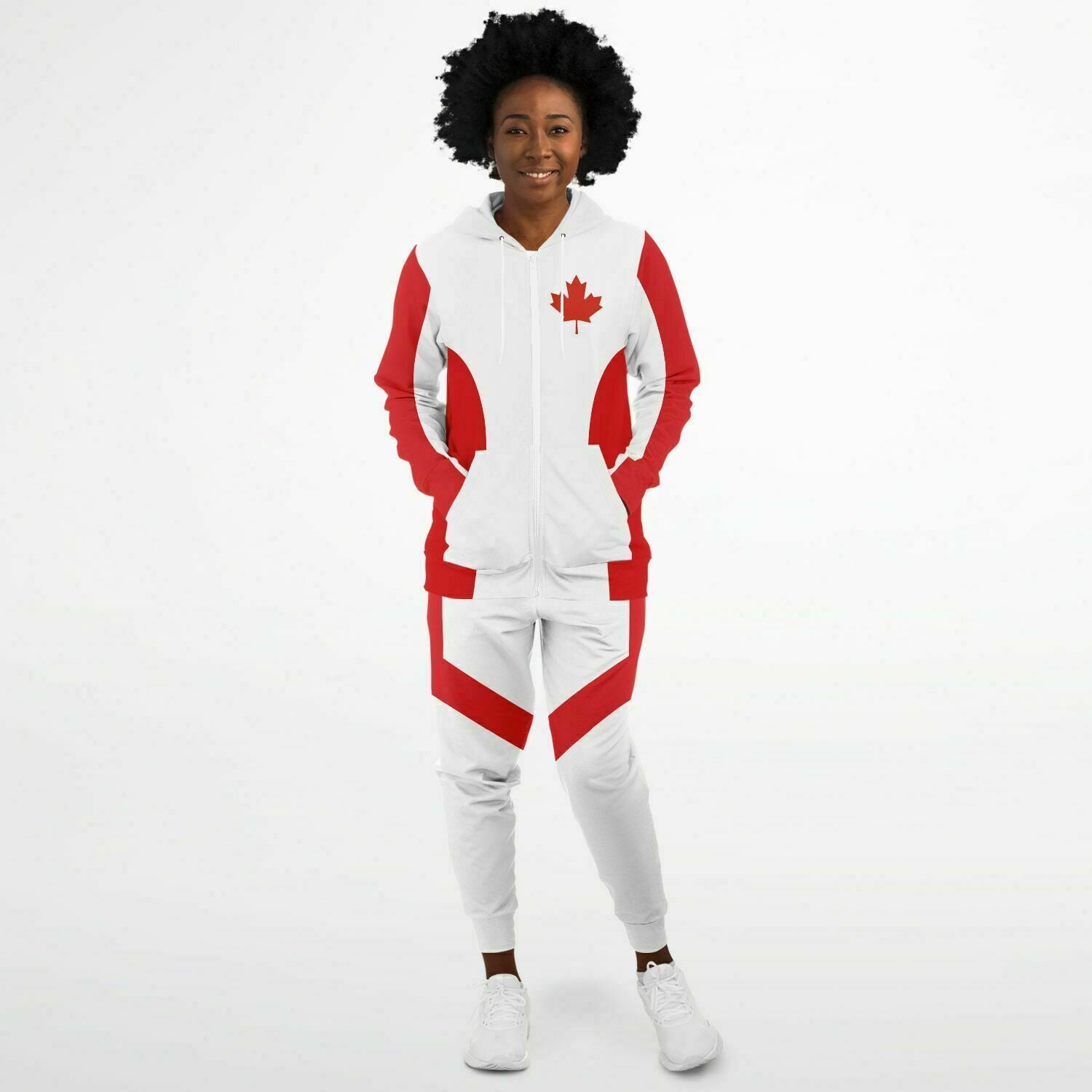 Oh Canada Unisex Ziphoodie and Jogger Set