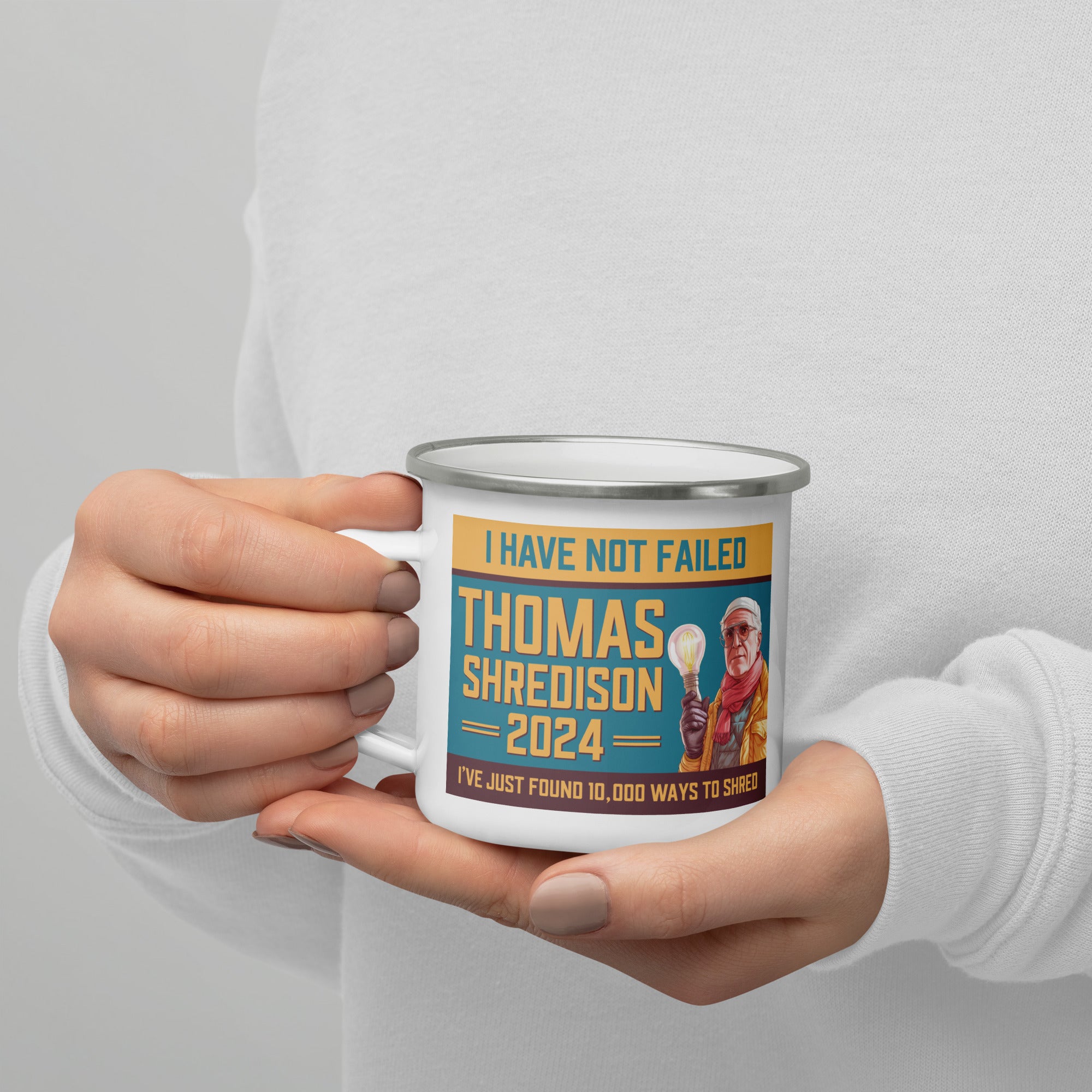 Thomas Shredison For President 2024 Enamel Mug