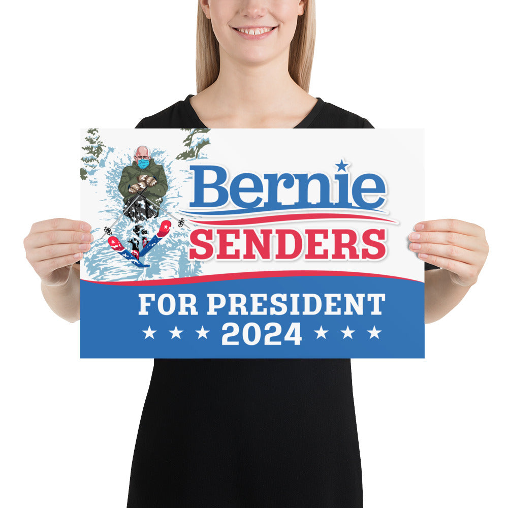 Bernie Senders For President 2024 Poster