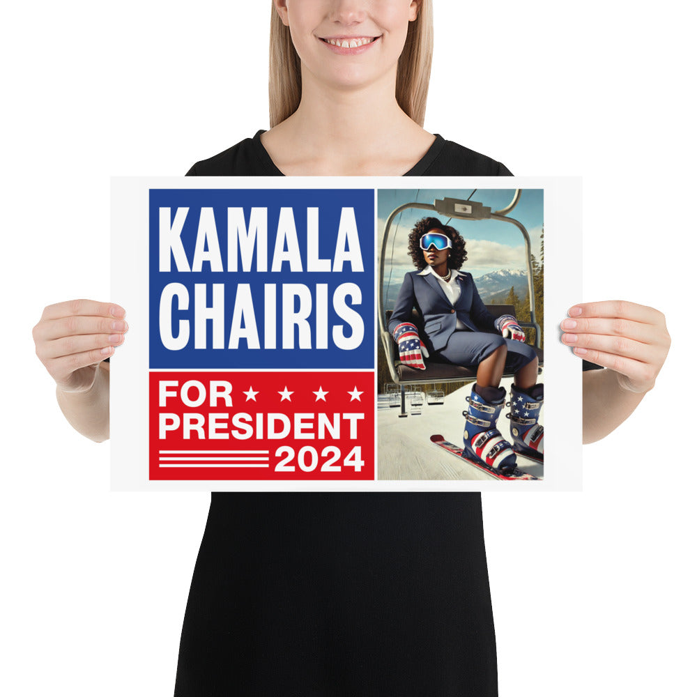 Kamala Chairis For President 2024 Poster