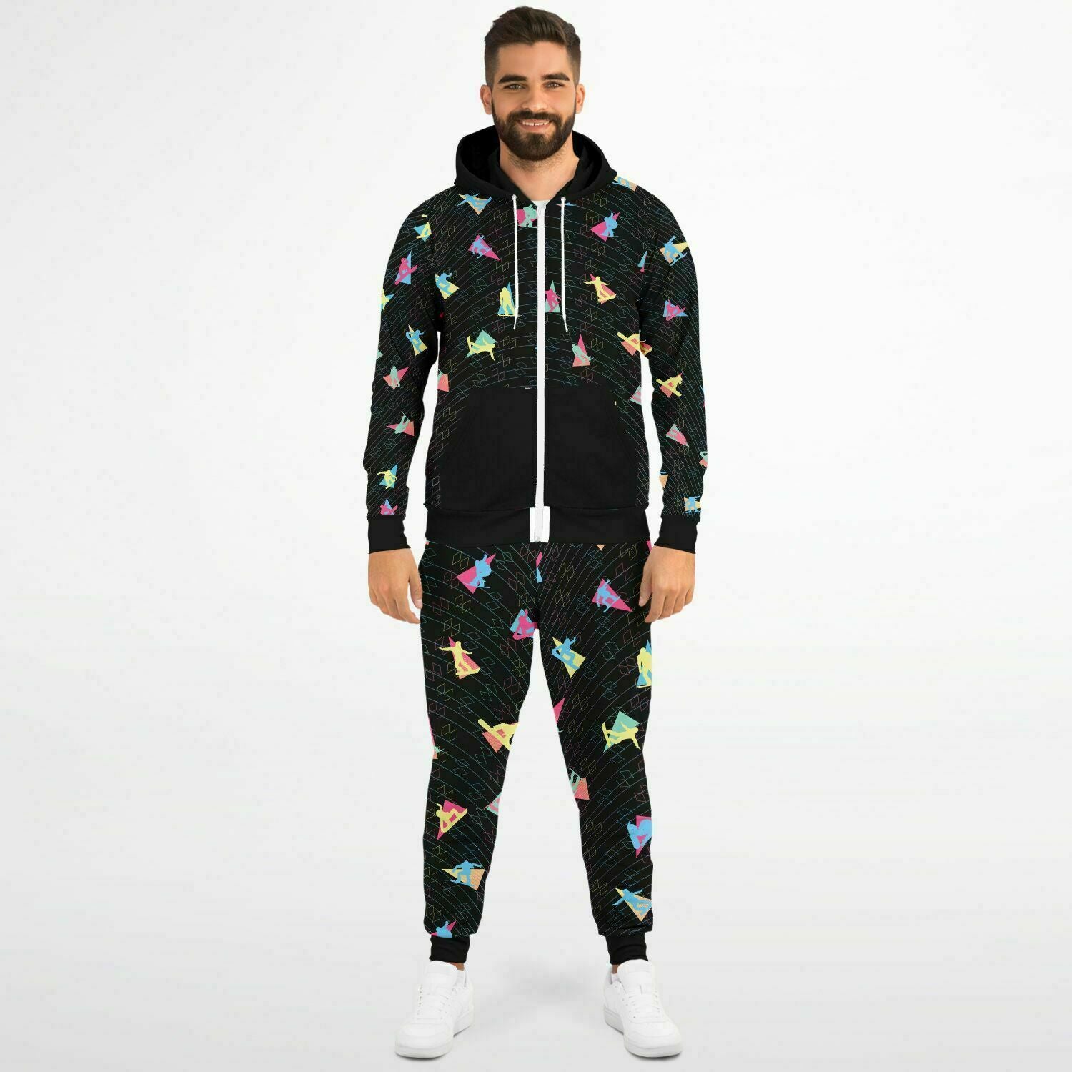 Snowboard Party Ziphoodie and Jogger Set