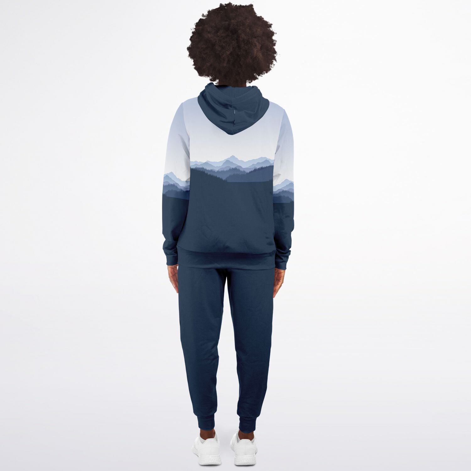 Morning Bluebird Unisex Ziphoodie And Jogger Set