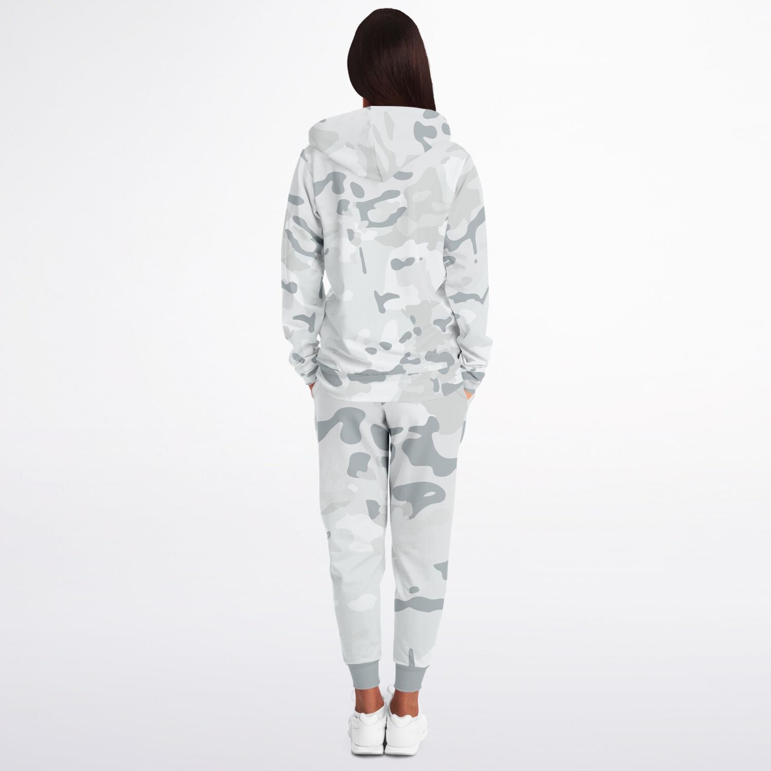 Snow Camo Ziphoodie and Jogger Set