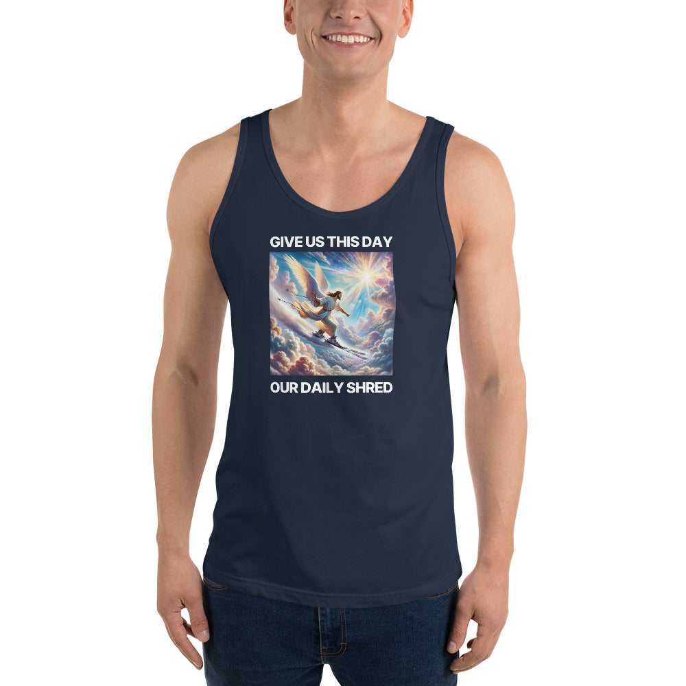 Give Us This Day Our Daily Shred (Skiing) Men's Tank Top