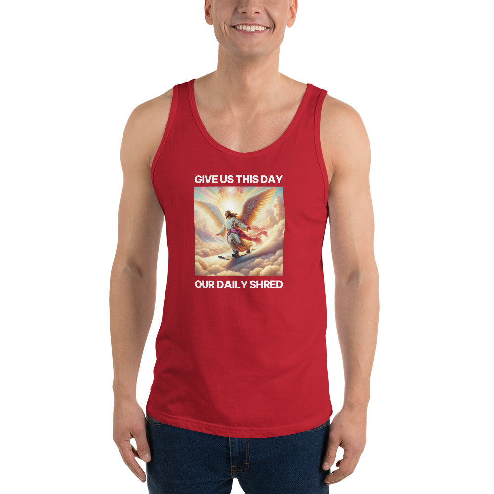 Give Us This Day Our Daily Shred (Snowboarding) Men's Tank Top