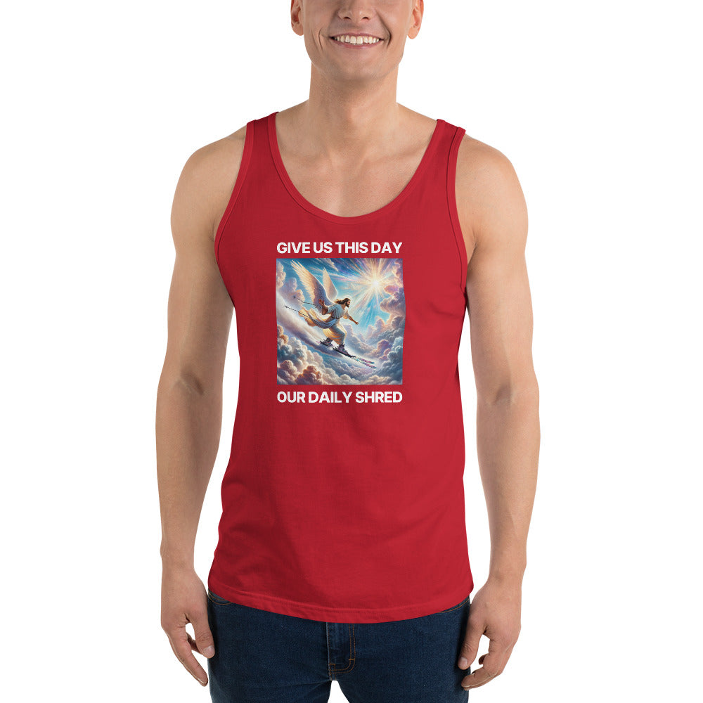 Give Us This Day Our Daily Shred (Skiing) Men's Tank Top