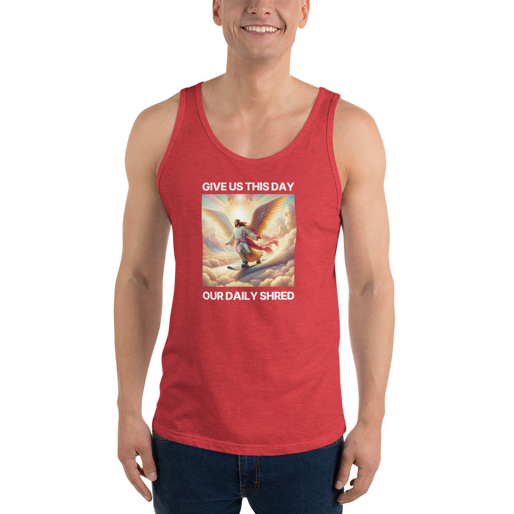 Give Us This Day Our Daily Shred (Snowboarding) Men's Tank Top