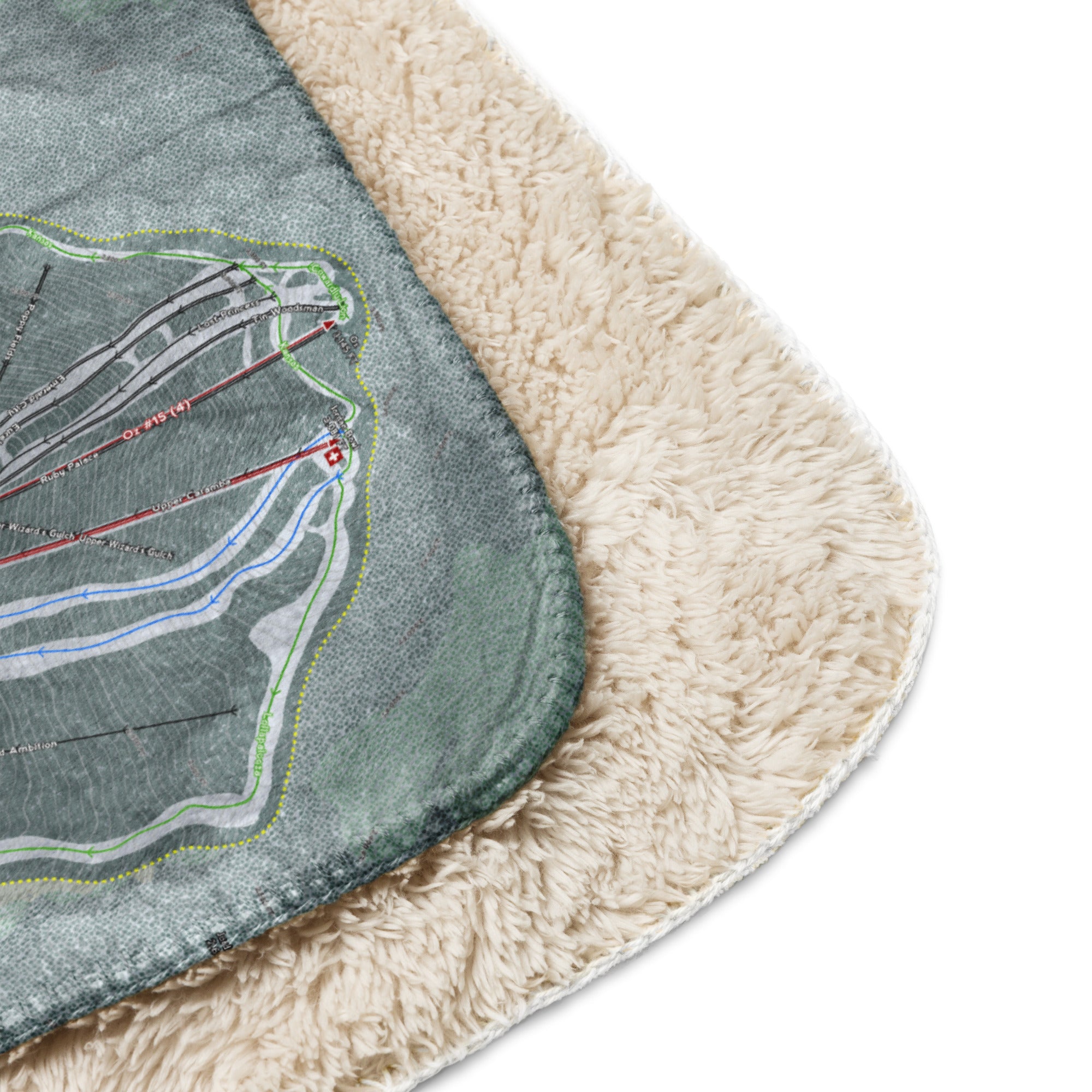 Sunday River, Maine Ski Resort Map blanket