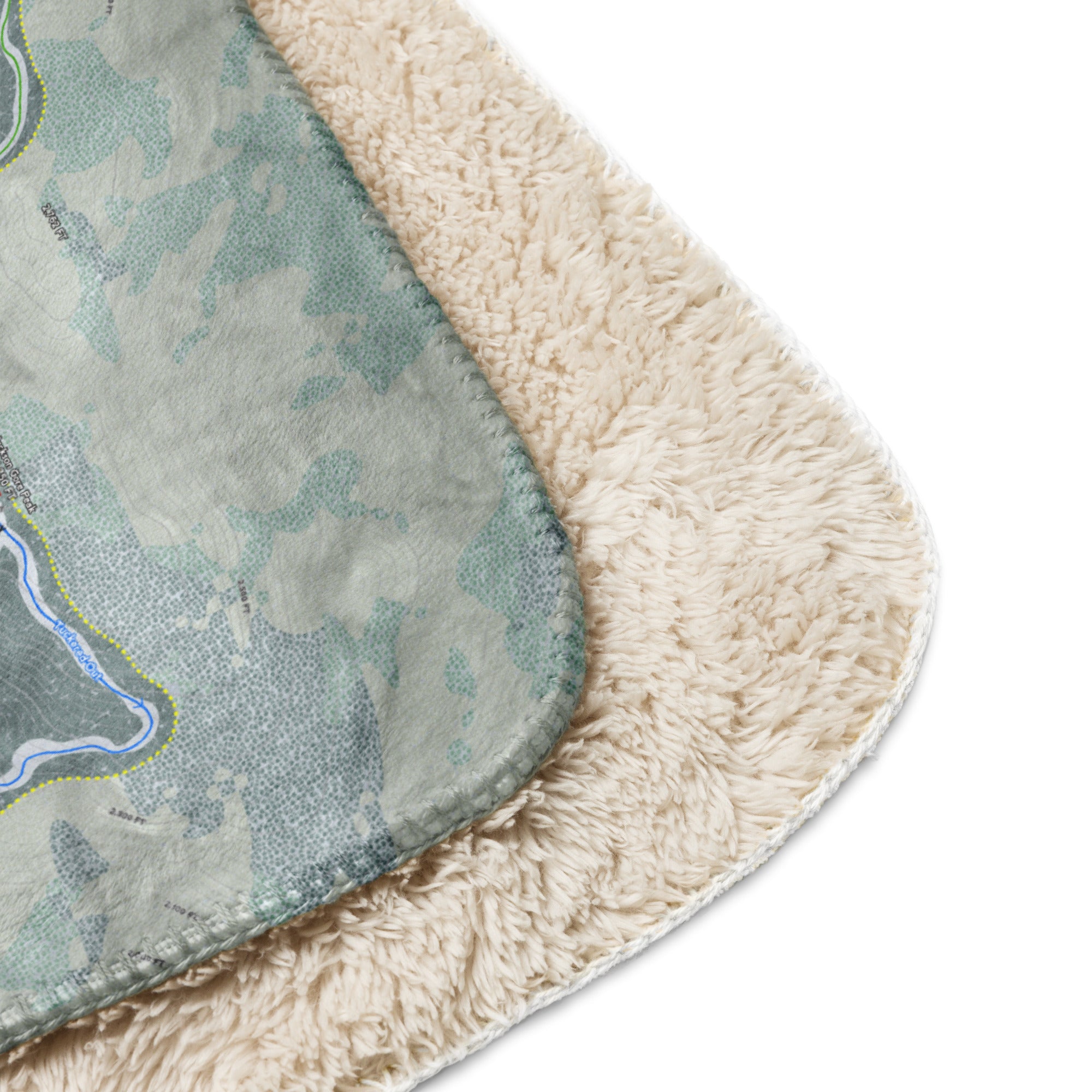 Okemo, Vermont Ski Resort Map blanket