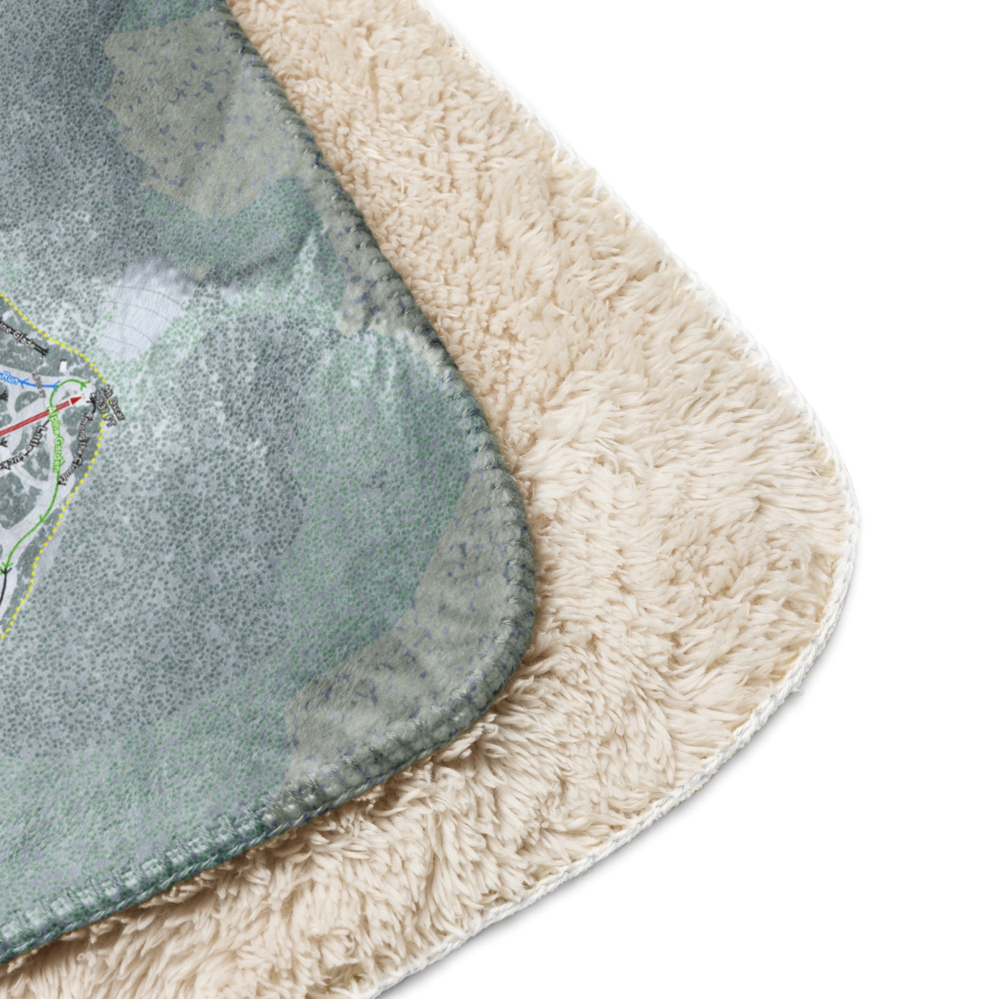 Bretton Woods, New Hampshire Ski Resort Map blanket