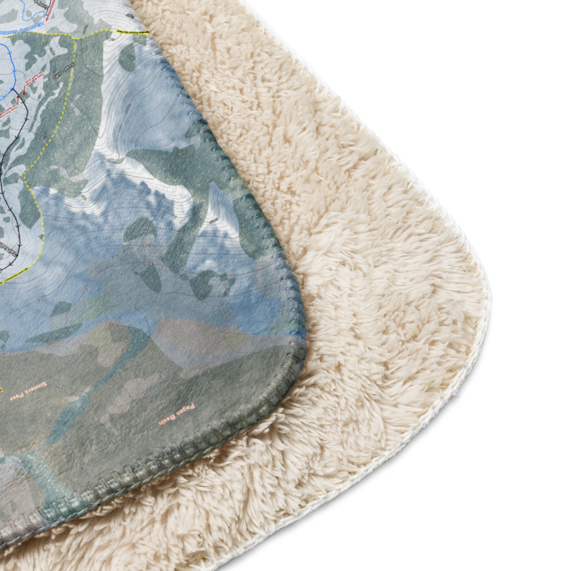 Snowbird, Utah Ski Resort Map blanket