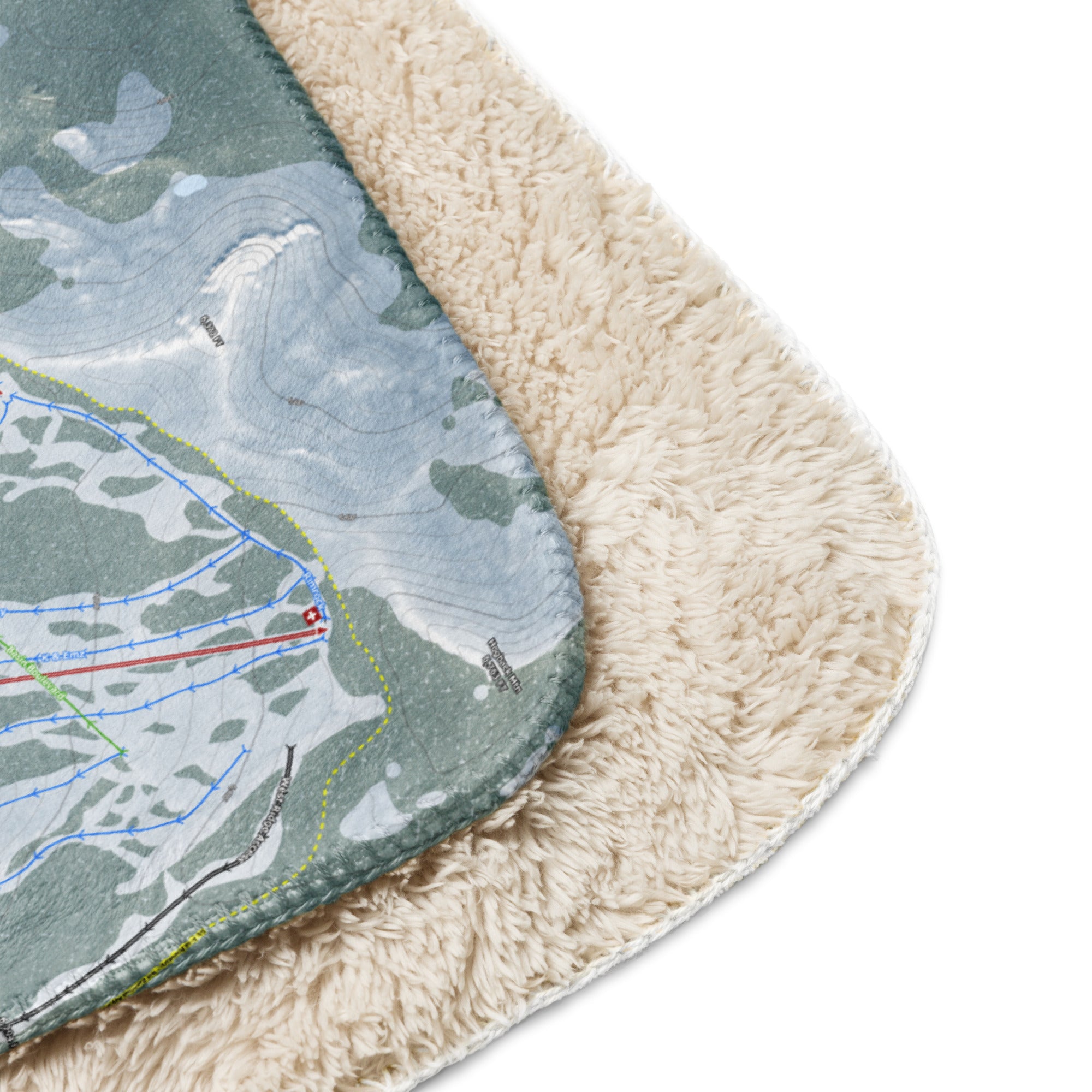 White Pass, Washington Ski Resort Map Blanket