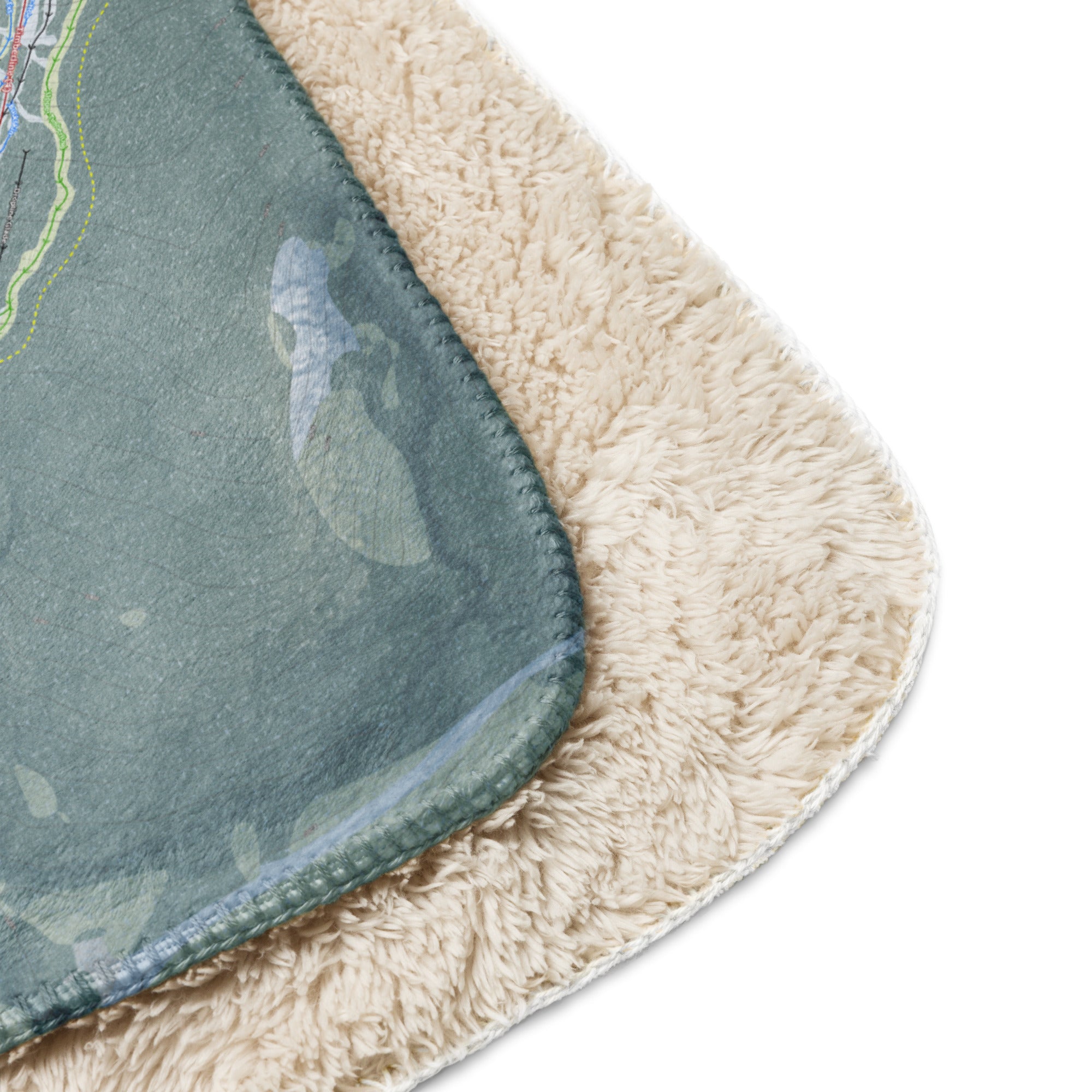 Sugarloaf, Maine Ski Resort Map Blanket