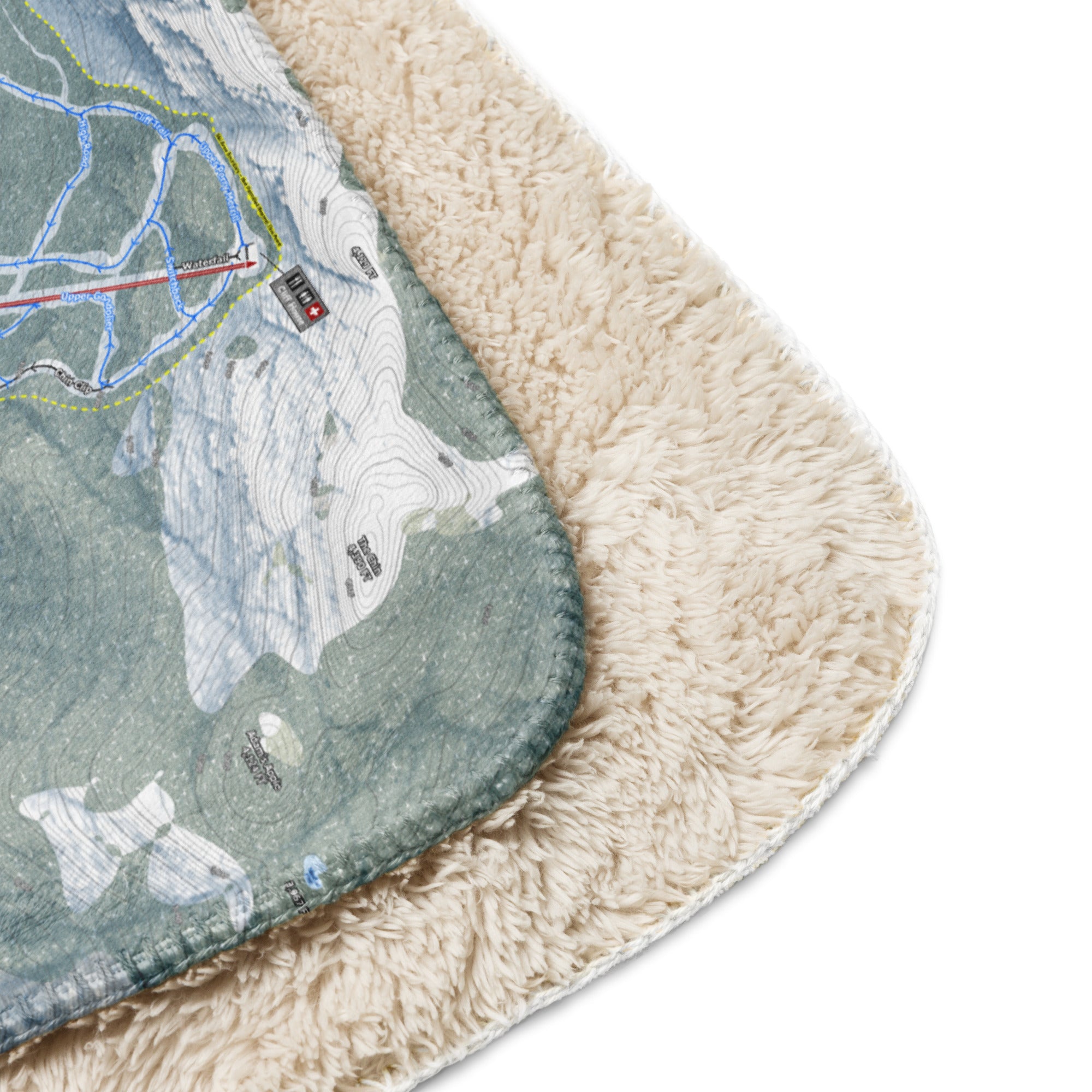 Stowe, Vermont Ski Resort Map Blanket