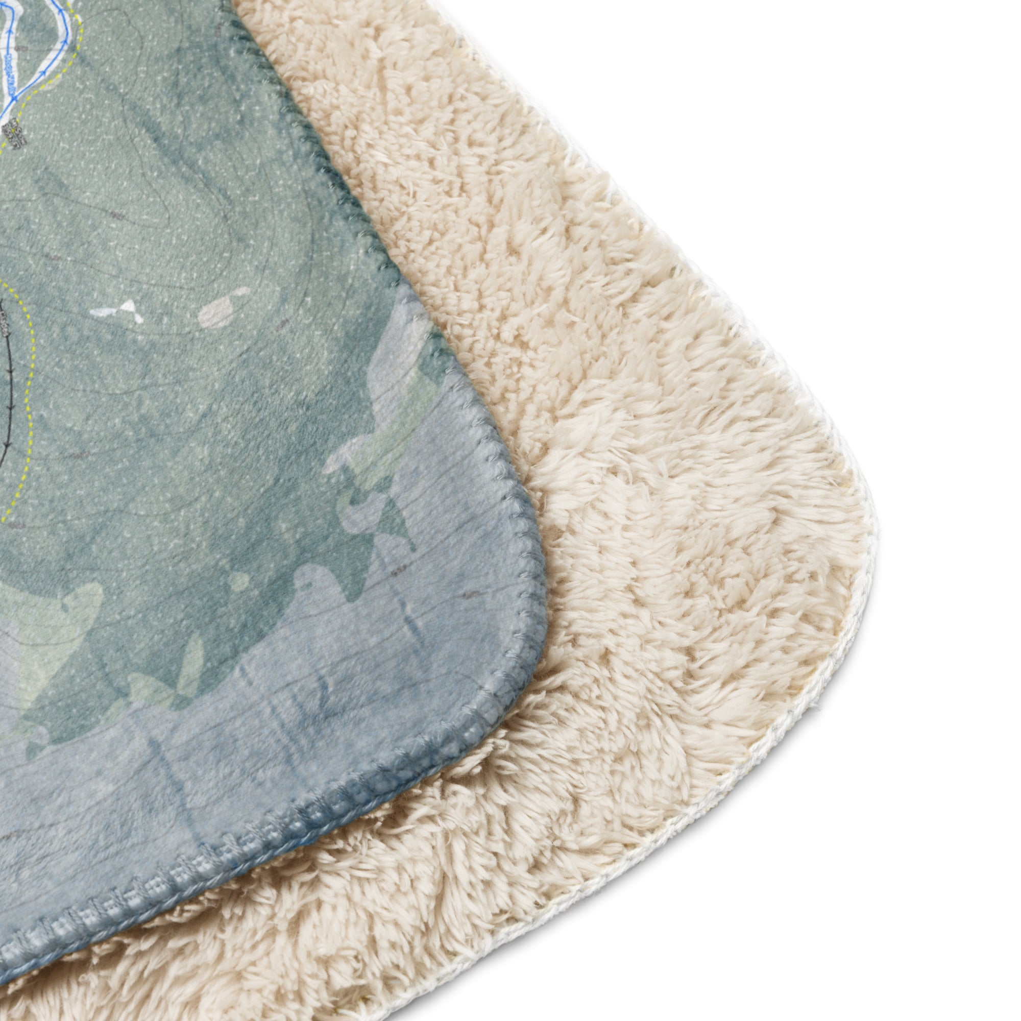 Mount Snow, Vermont Ski Resort Map Blanket