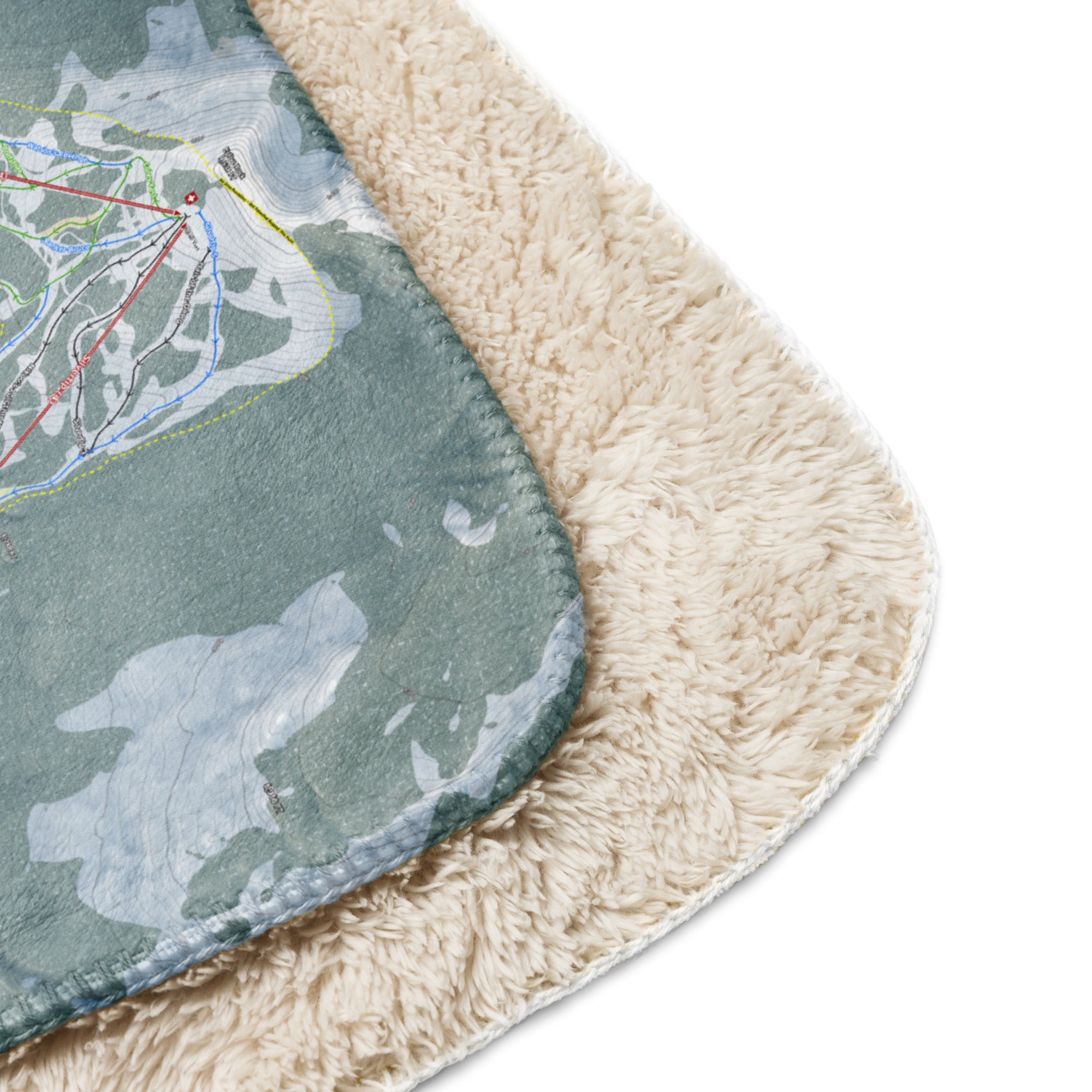 Yellowstone Club, Montana Ski Resort Map Blanket