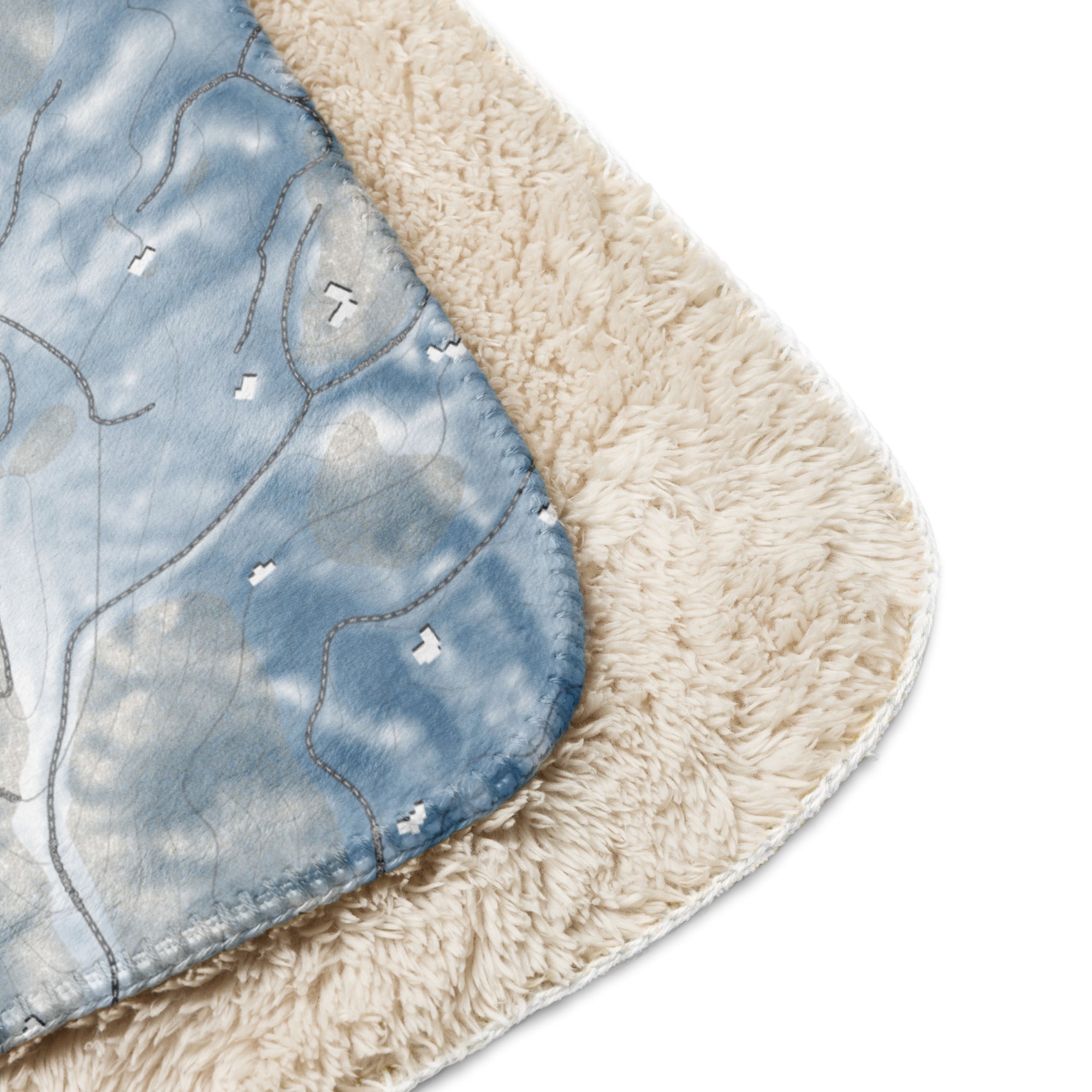 BOYNE MOUNTAIN, MICHIGAN SKI RESORT MAP BLANKET