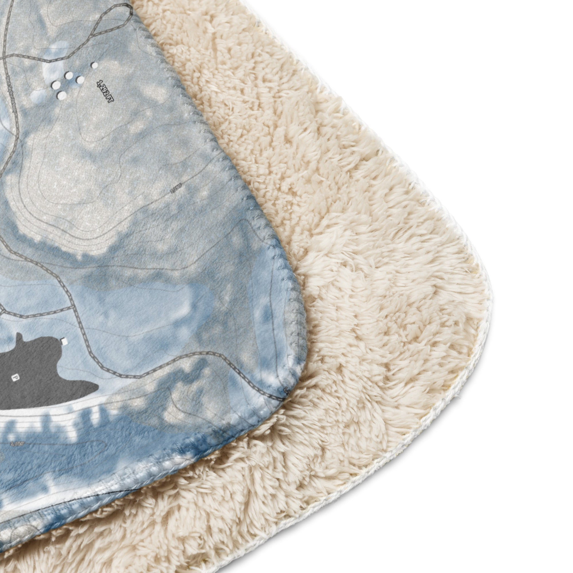 Spirit Mountain, Minnesota Ski Resort Map Blanket