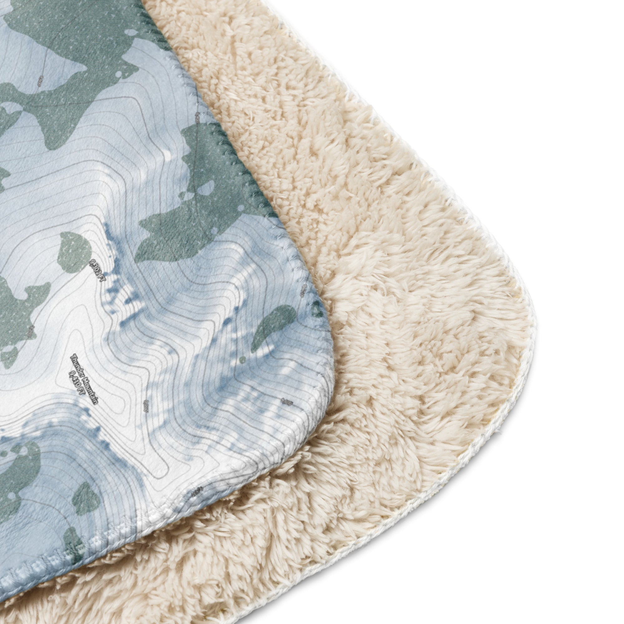 Kirkwood, California Ski Resort Map Blanket