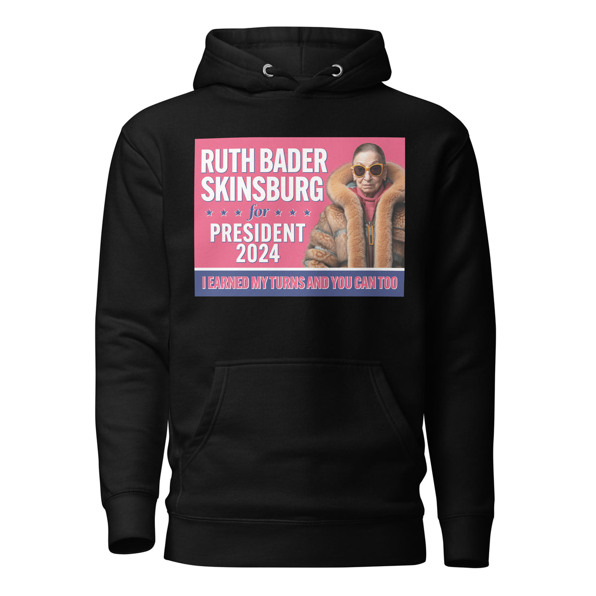 Ruth Bader Skinsburg For President 2024 Unisex Hoodie