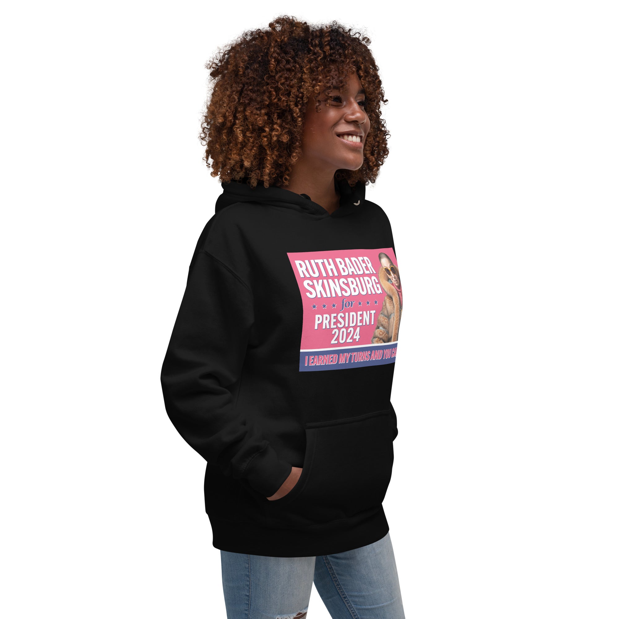 Ruth Bader Skinsburg For President 2024 Unisex Hoodie