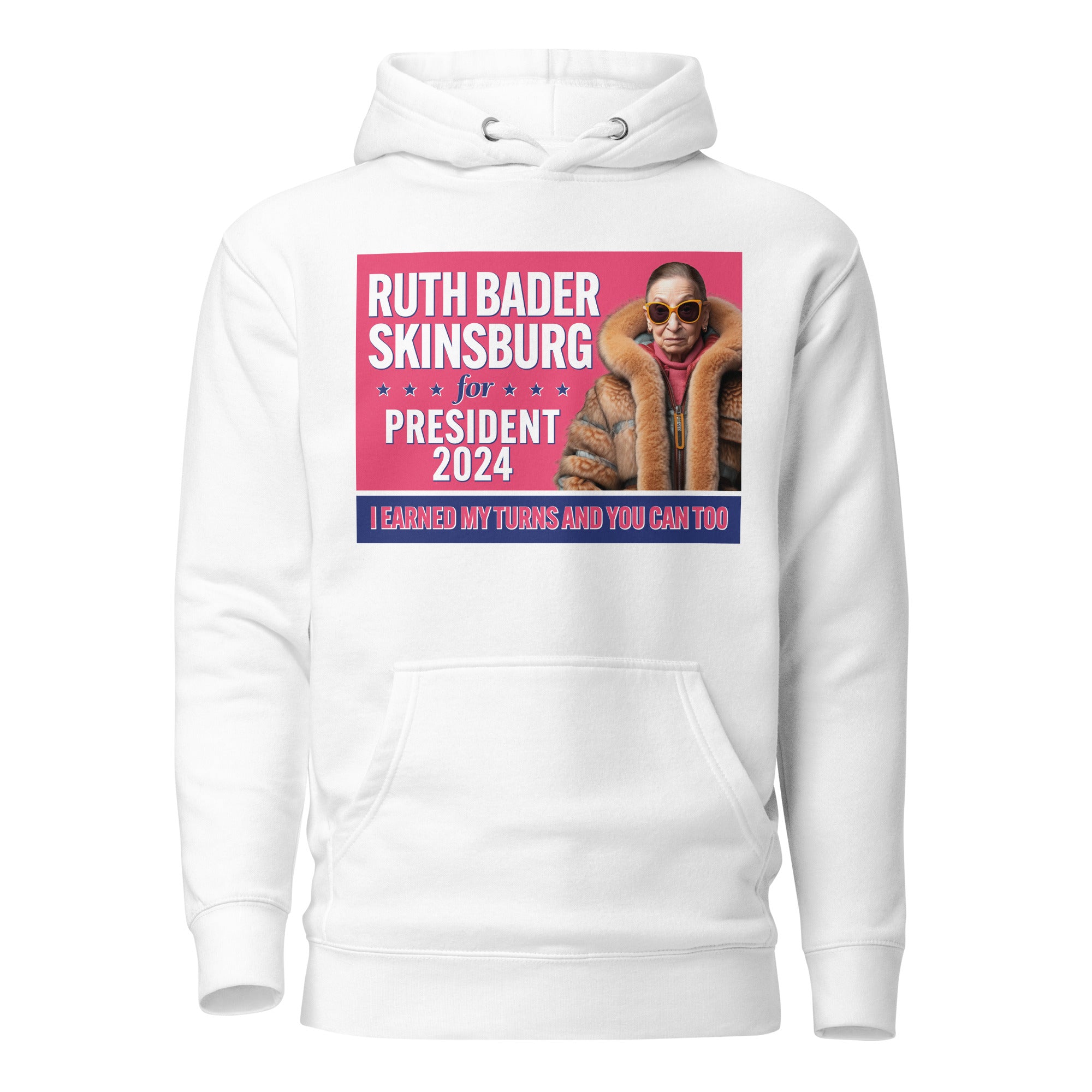 Ruth Bader Skinsburg For President 2024 Unisex Hoodie