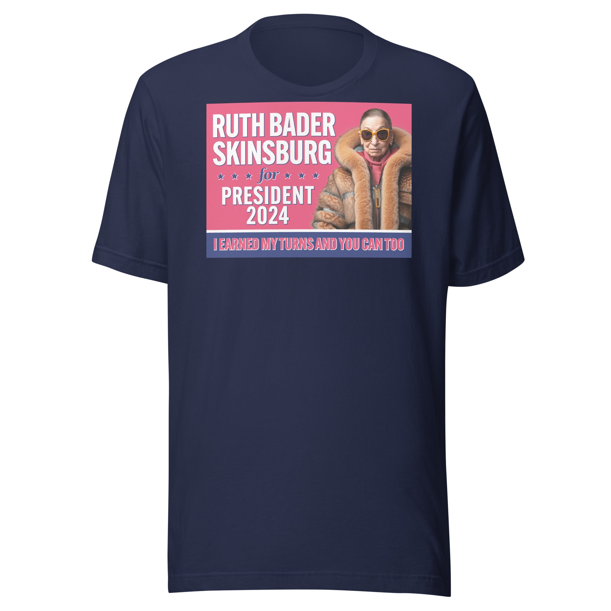 Ruth Bader Skinsburg For President 2024 Unisex t-shirt