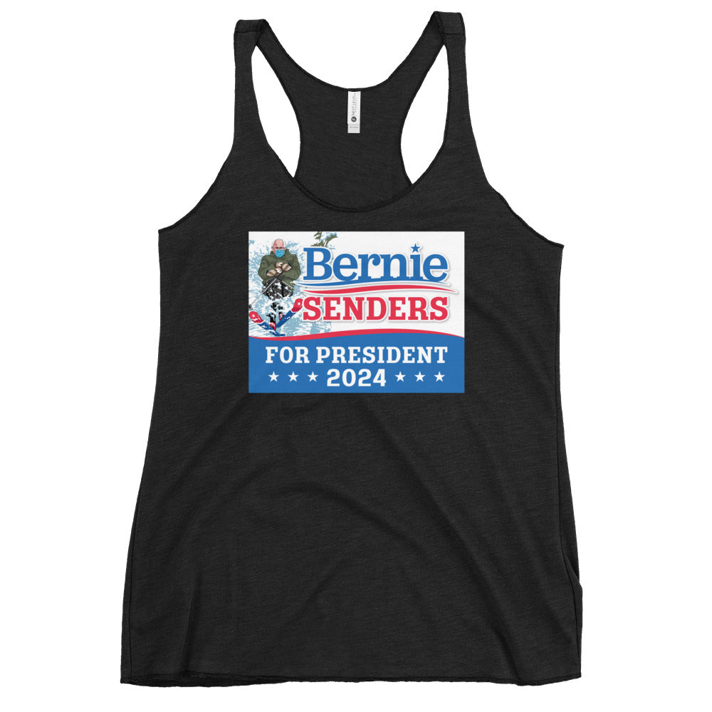 Bernie Senders For President 2024 Women's Racerback Tank